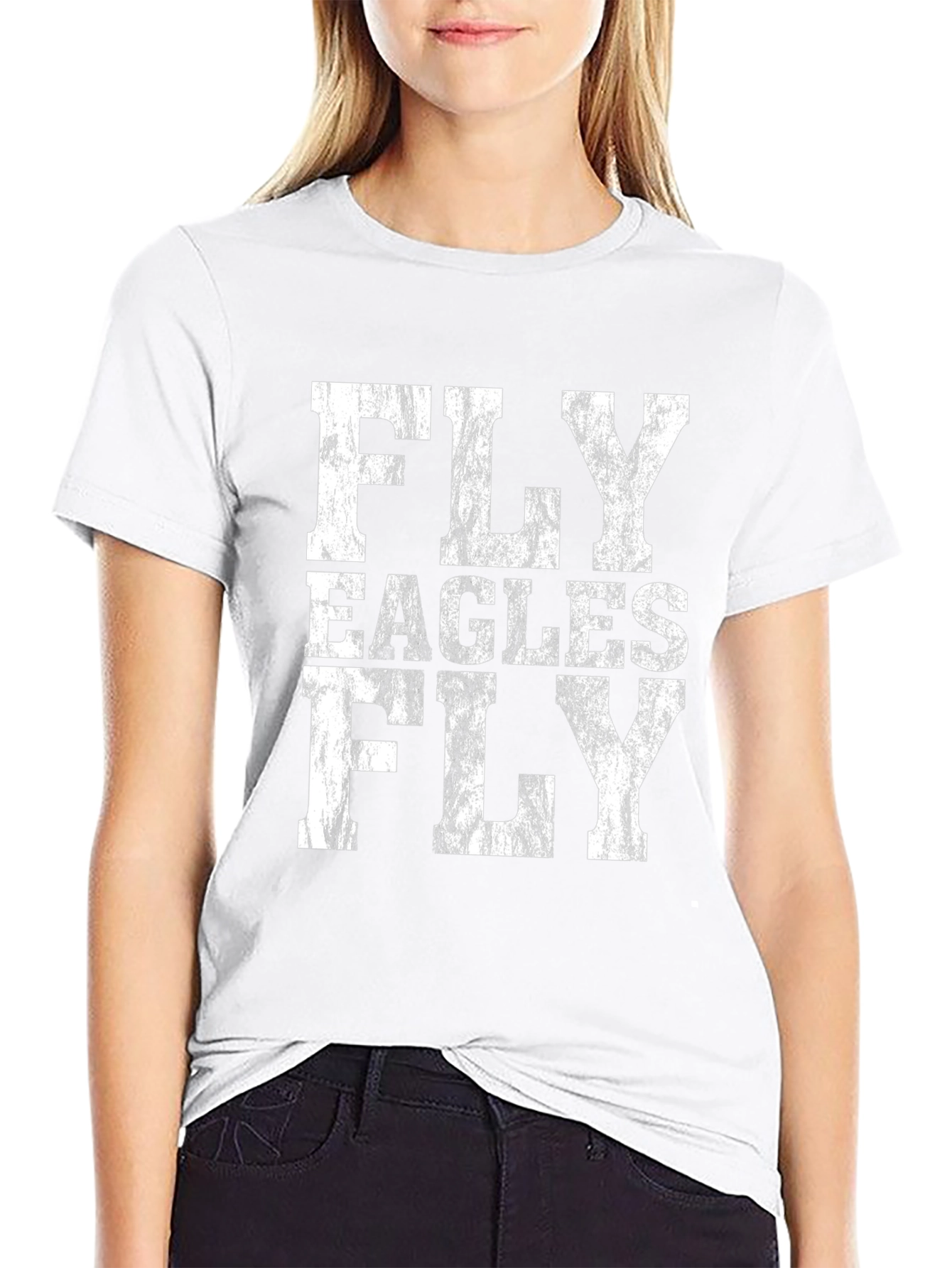 Fly Eagles Fly Black T-Shirt