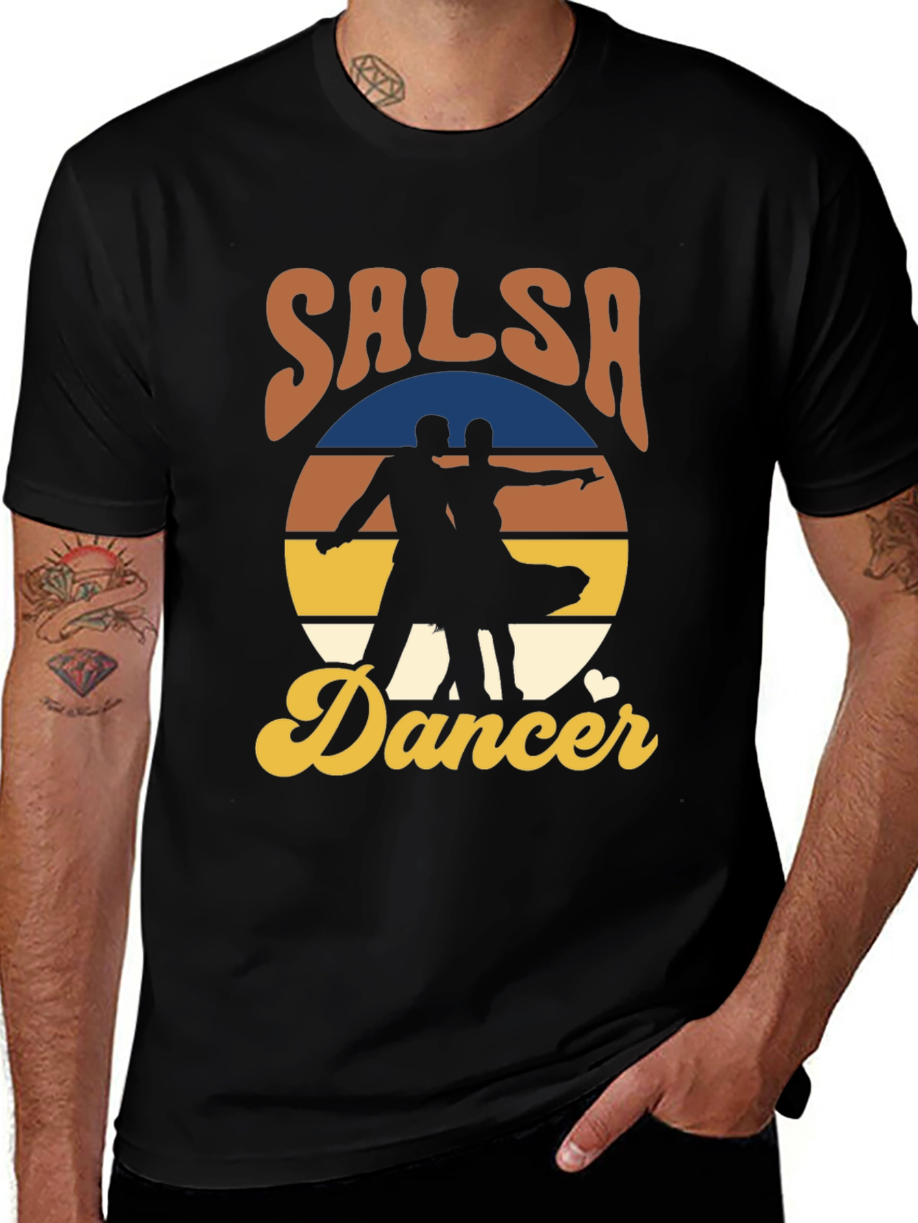 Salsa Dancer Retro T-Shirt - Dance the Night Away!