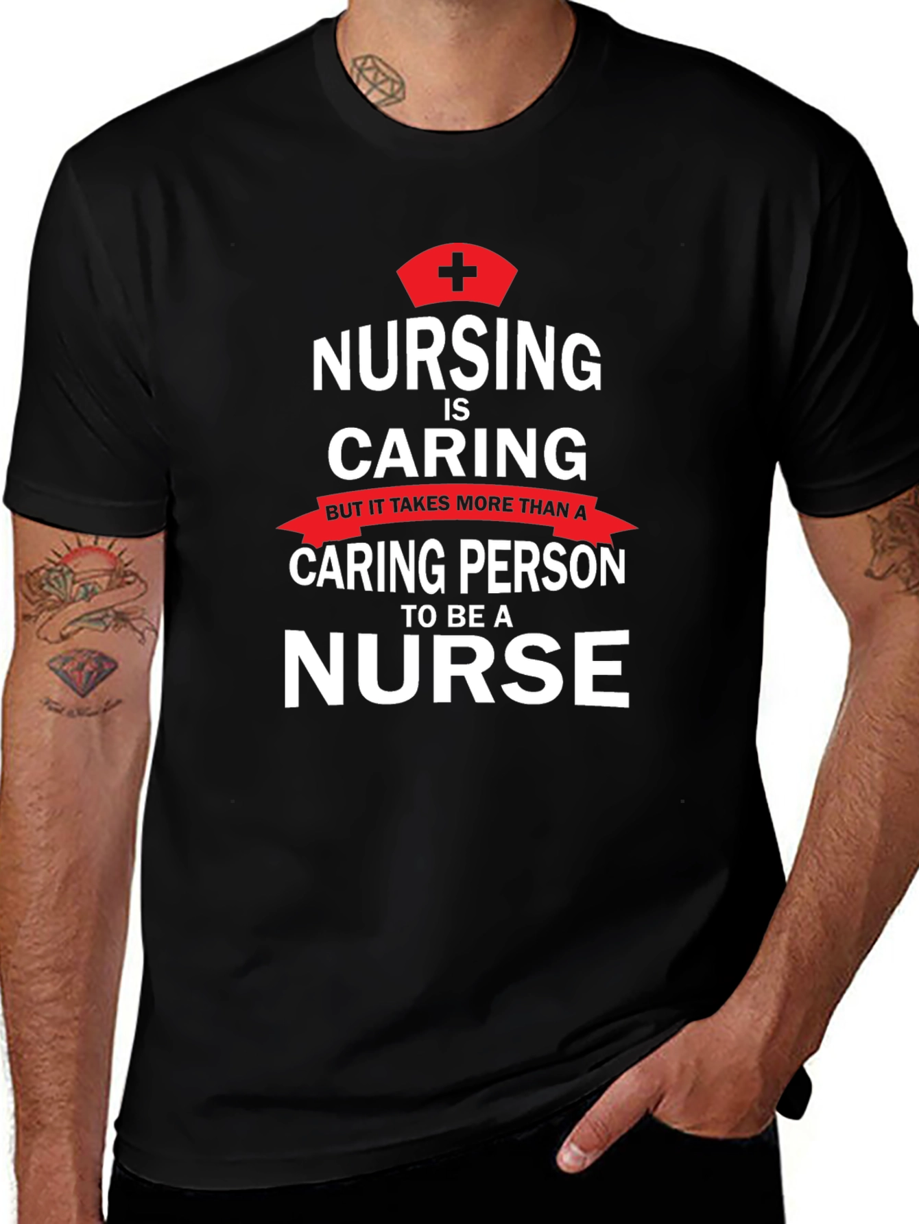 Nursing is Caring T-Shirt - Nurse Appreciation Tee
