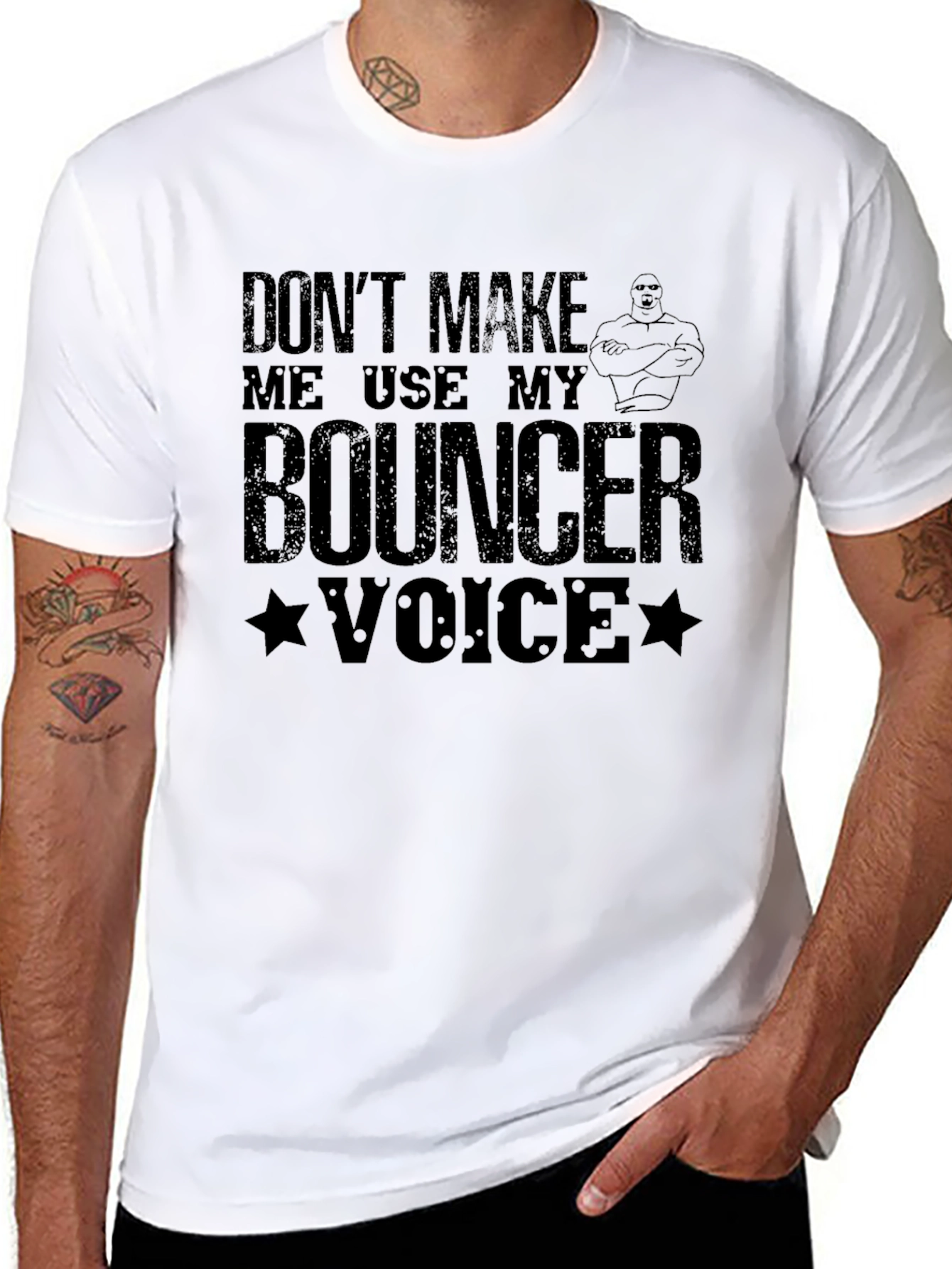 Bouncer Voice Graphic Tee - Black