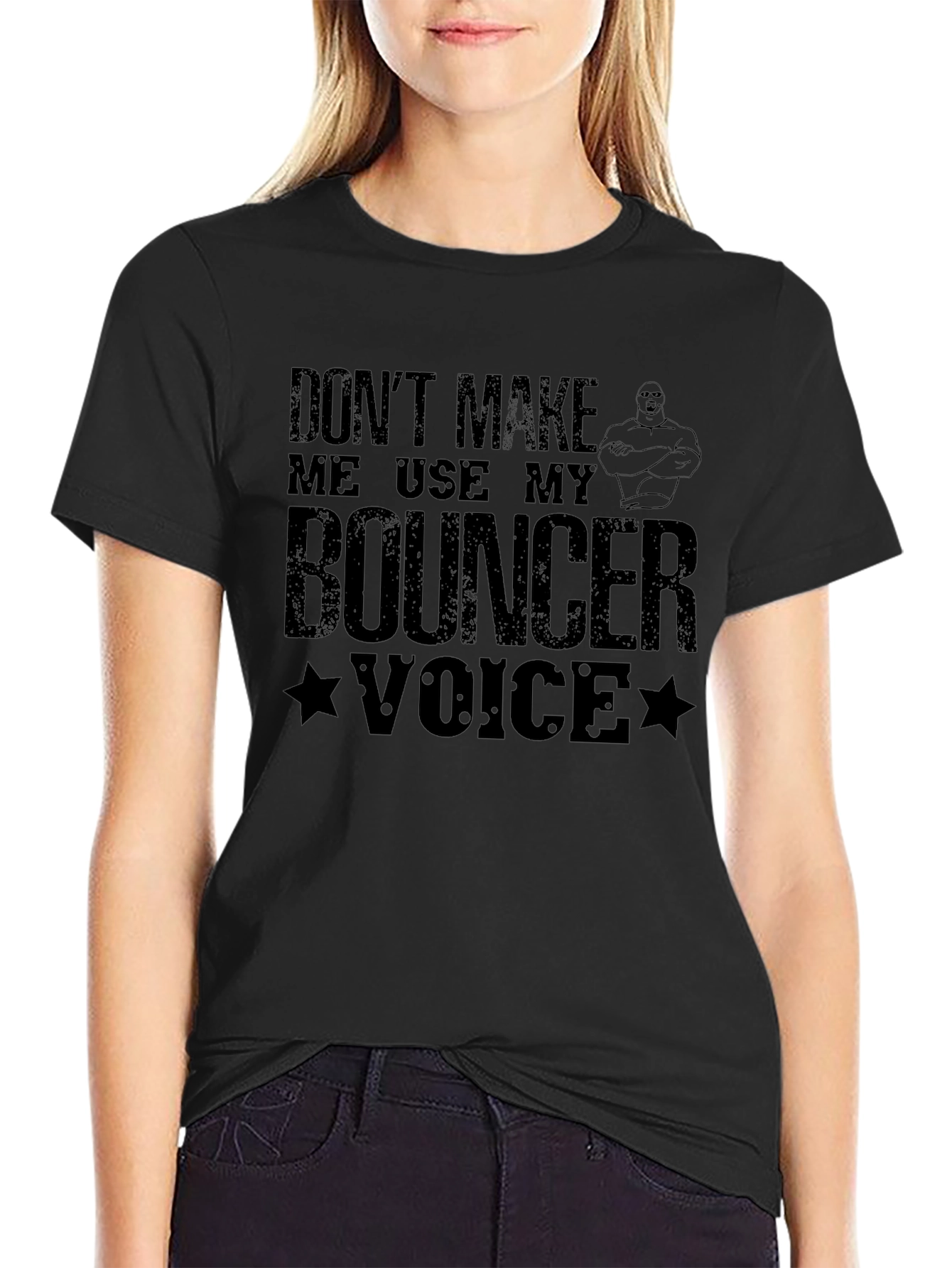 Bouncer Voice Graphic Tee - Black
