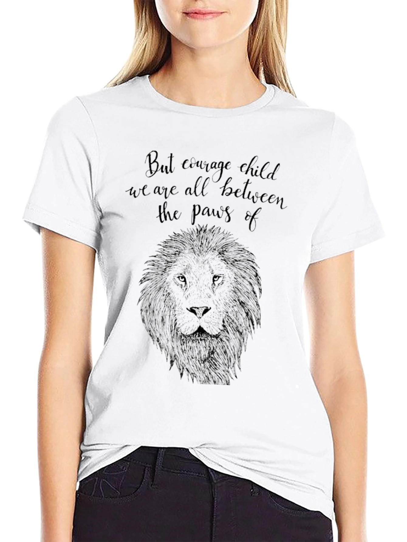 Courage Child Lion Graphic Tee