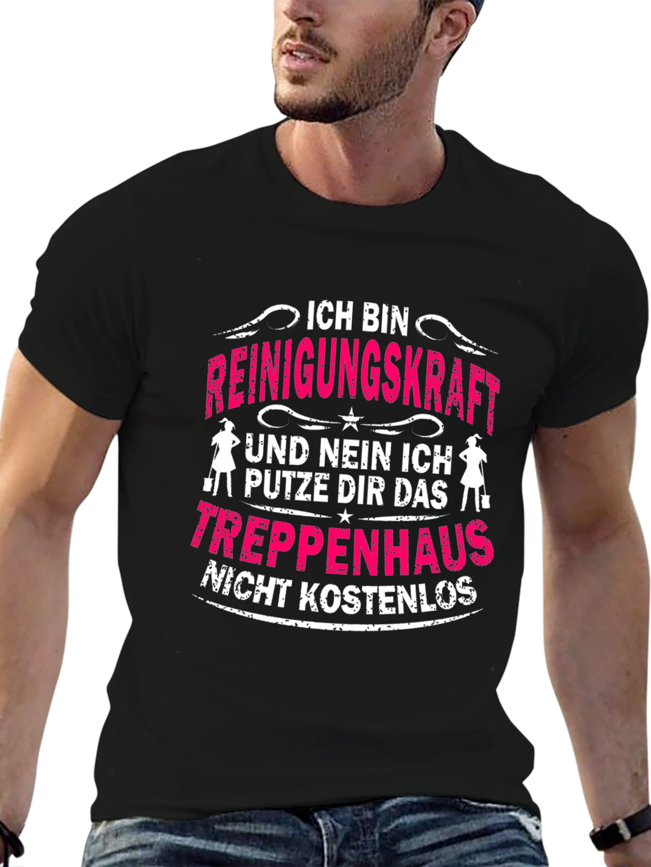 Funny Cleaning Lady T-Shirt - Not Free!