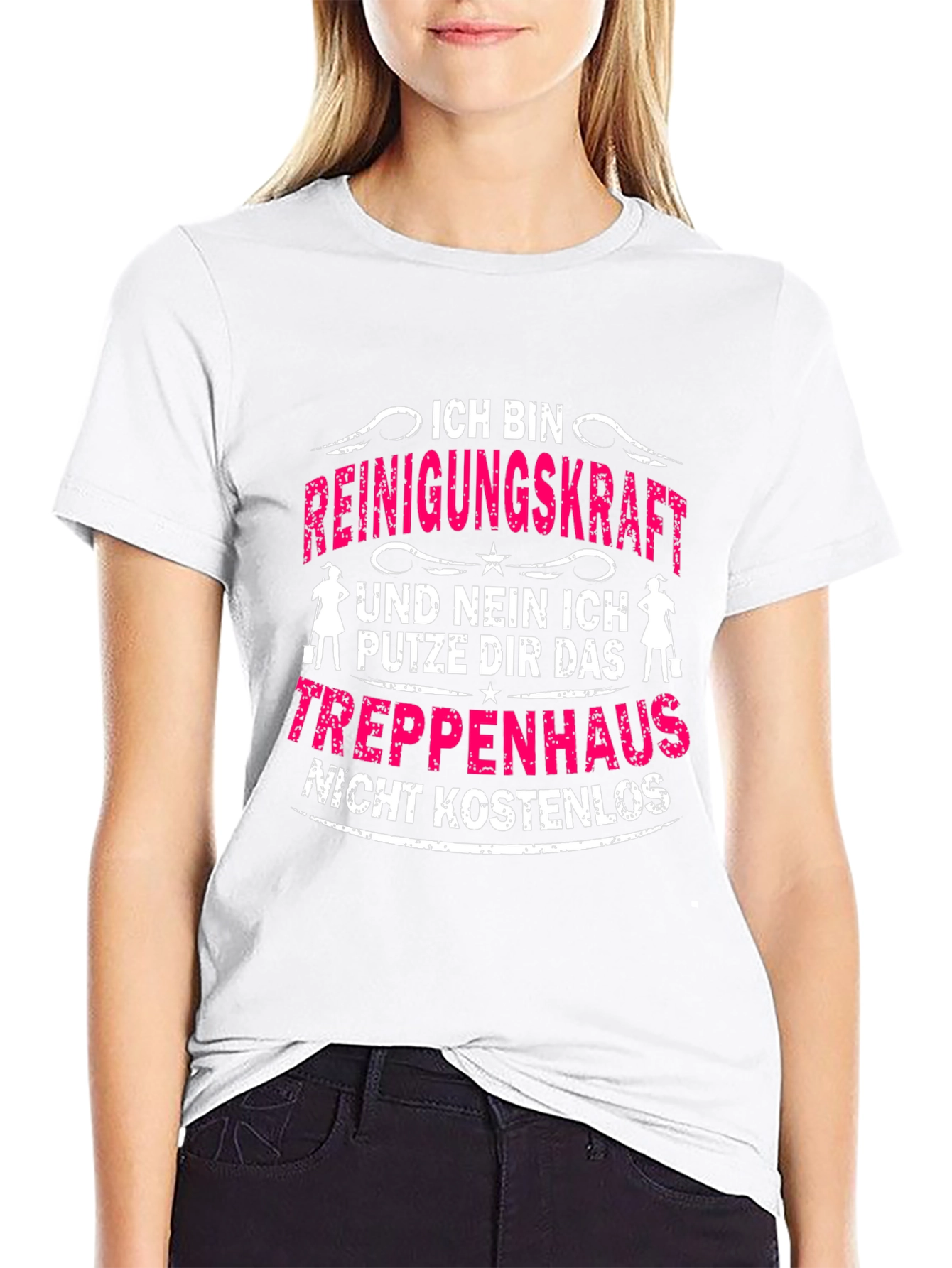 Funny Cleaning Lady T-Shirt - Not Free!