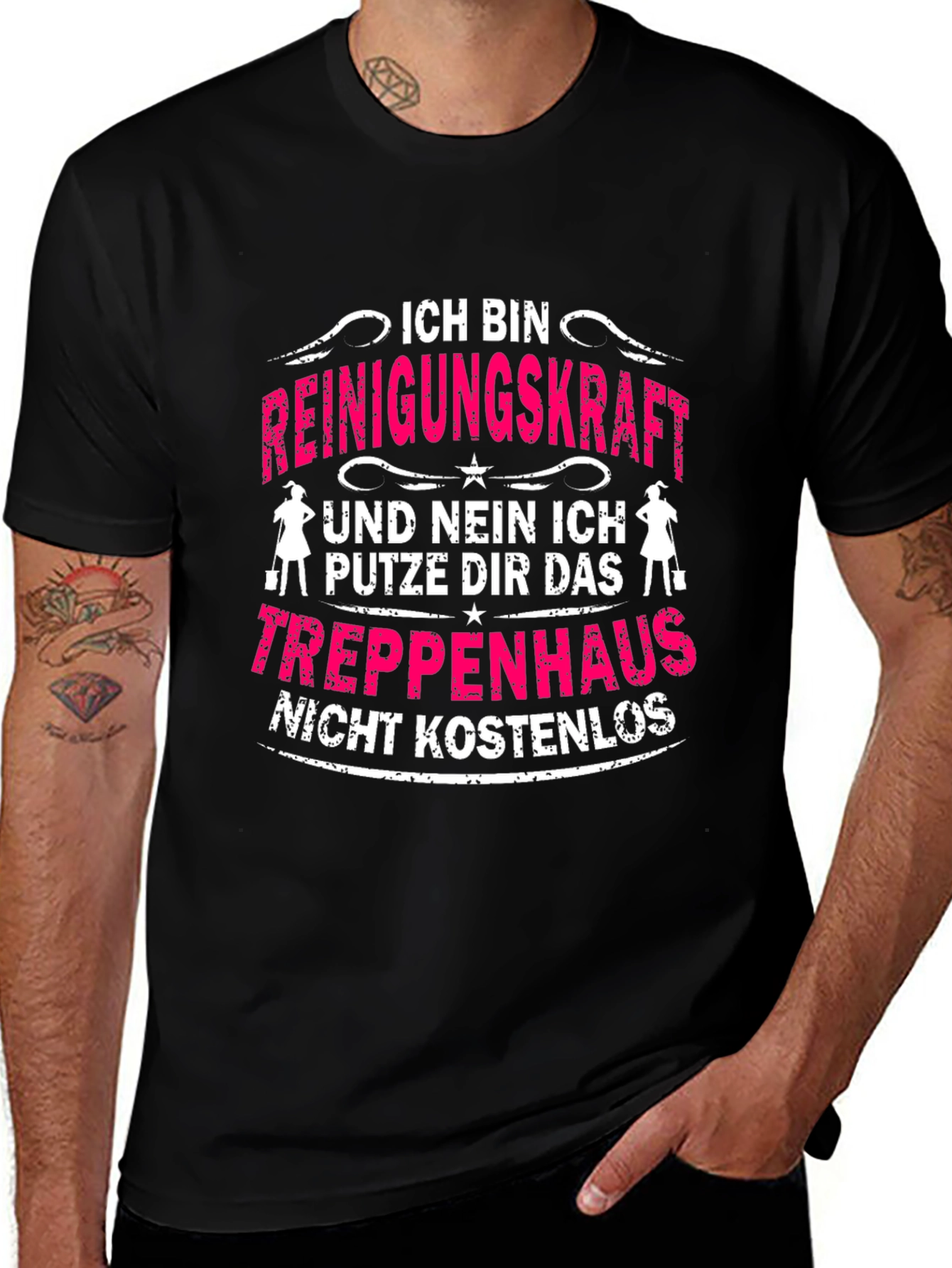 Funny Cleaning Lady T-Shirt - Not Free!