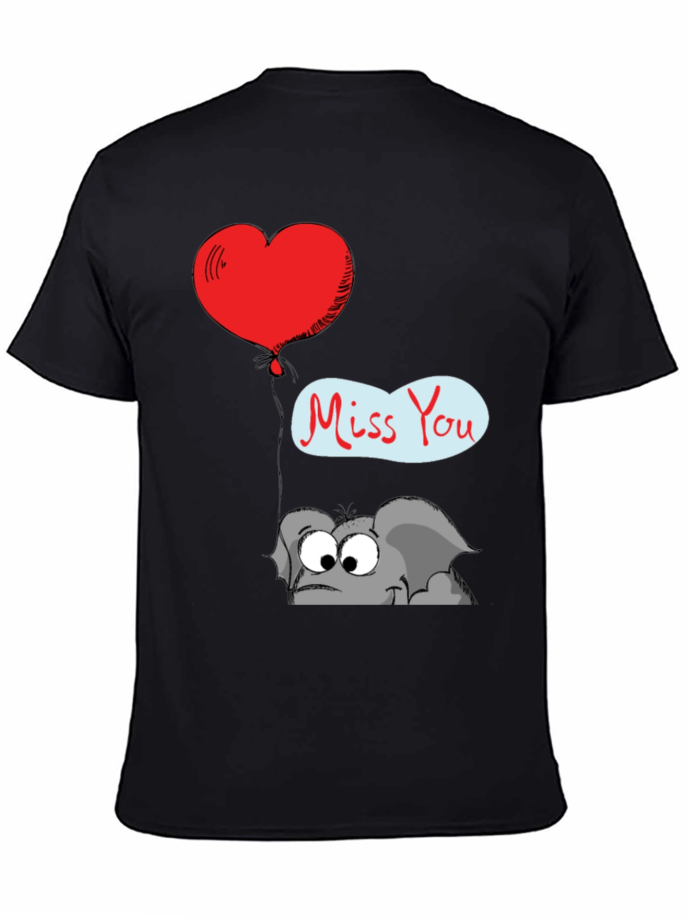 Cute Elephant Miss You T-Shirt