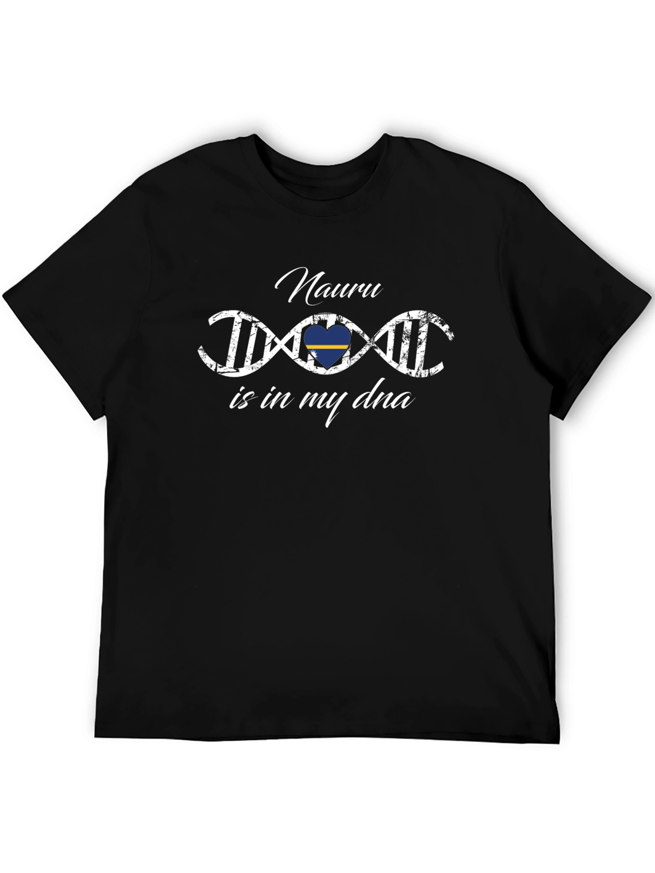 Nauru Is In My DNA Black T-Shirt
