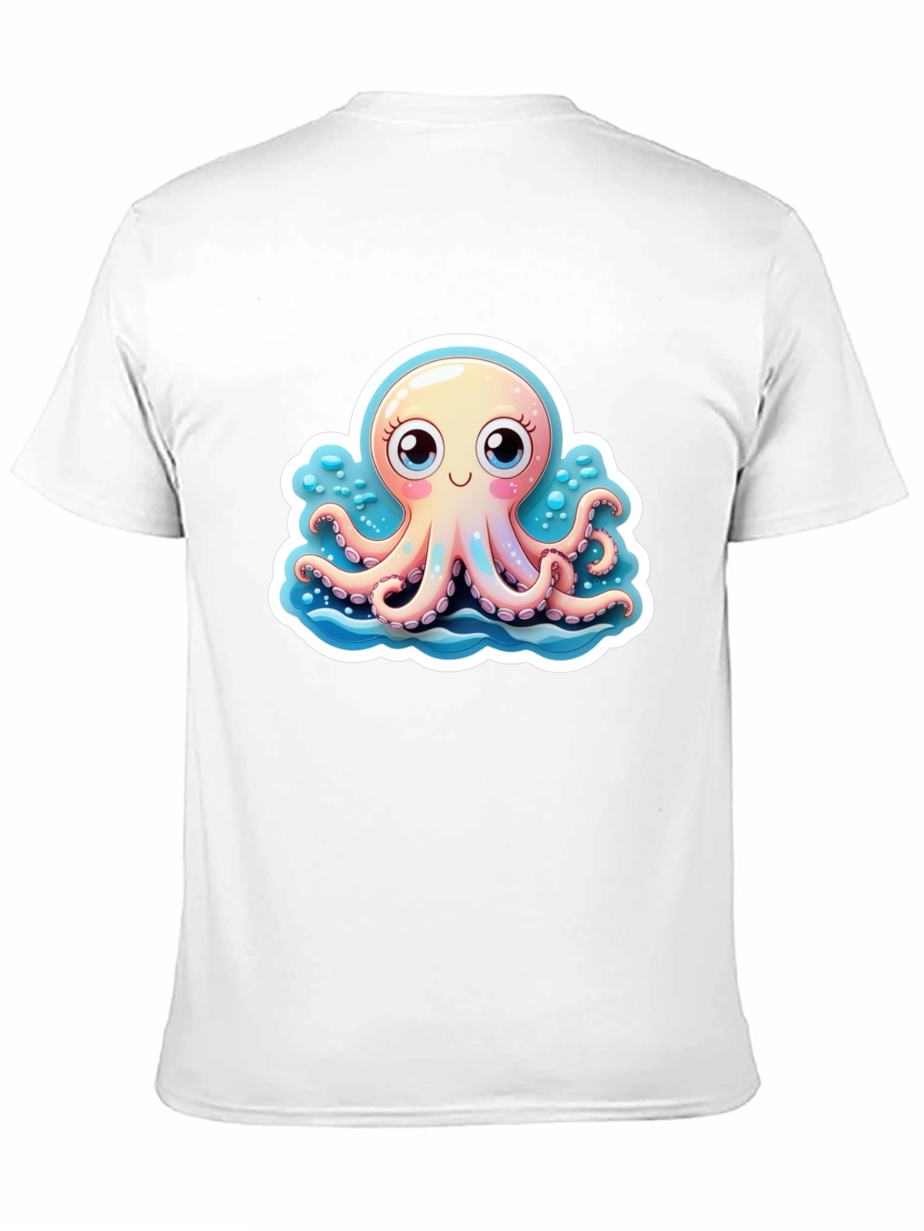 Cute Octopus Graphic Tee - Stylish Black T-Shirt