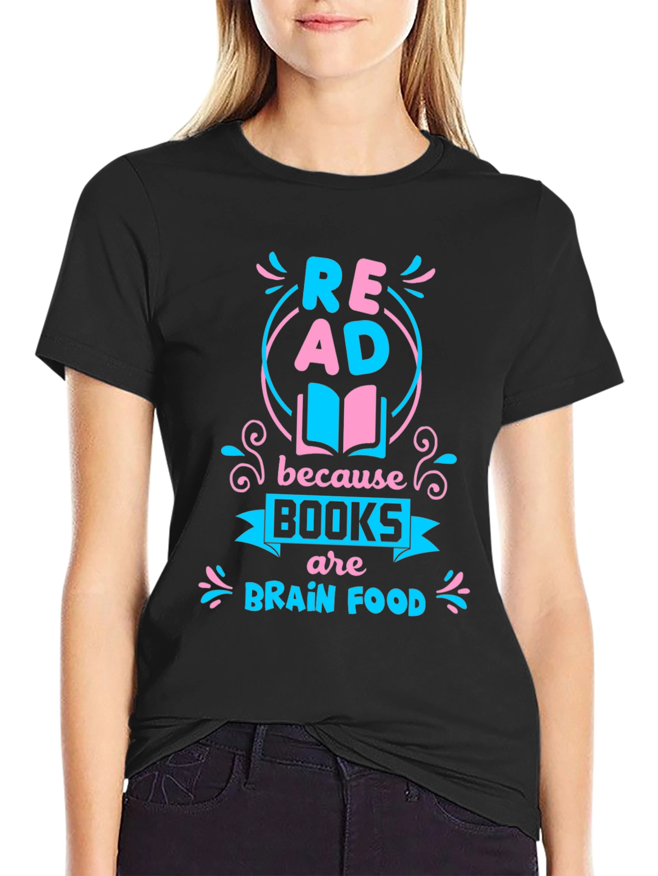 Read Books T-Shirt: Brain Food Graphic Tee