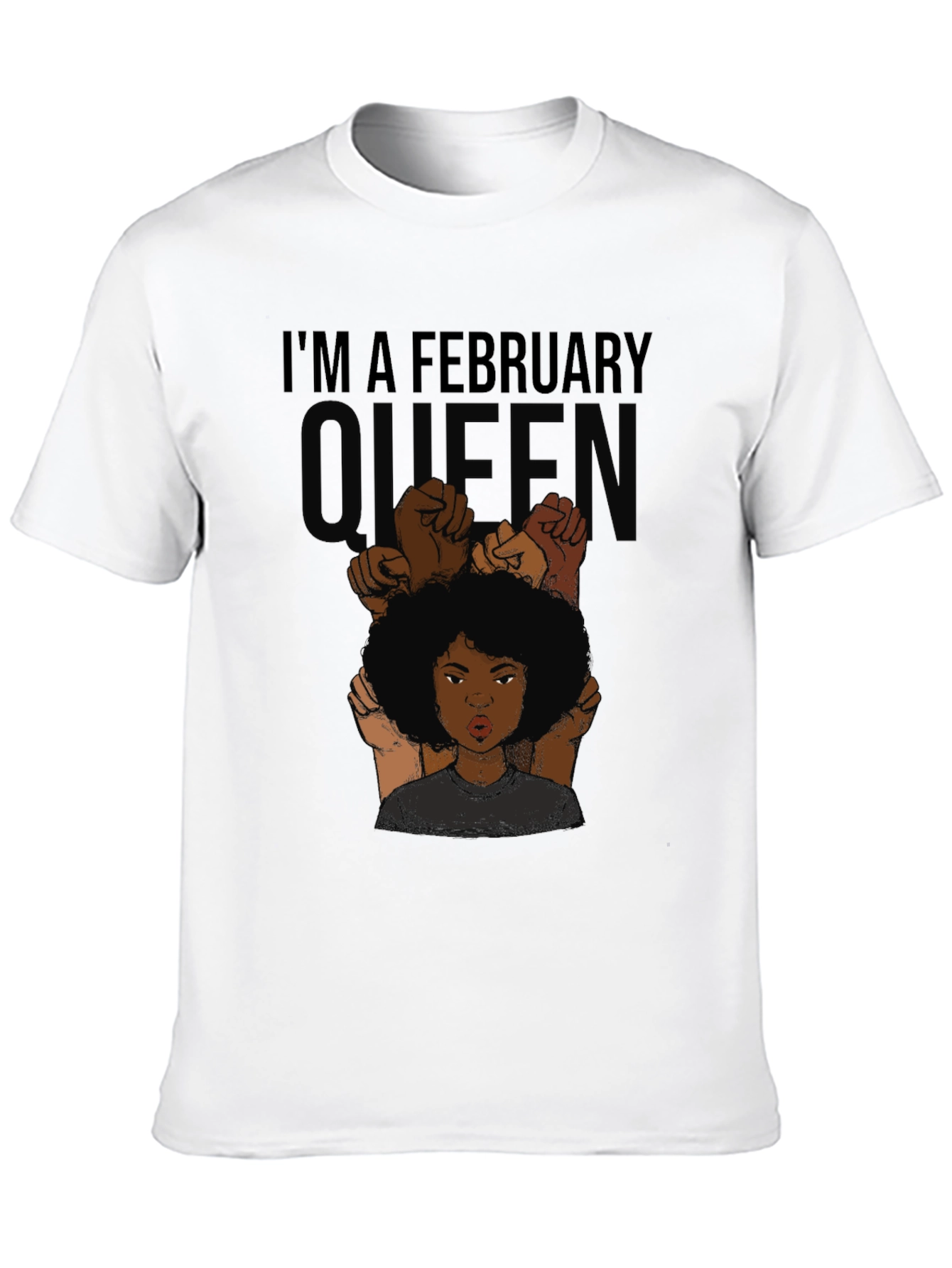 February Queen Graphic Tee - Black