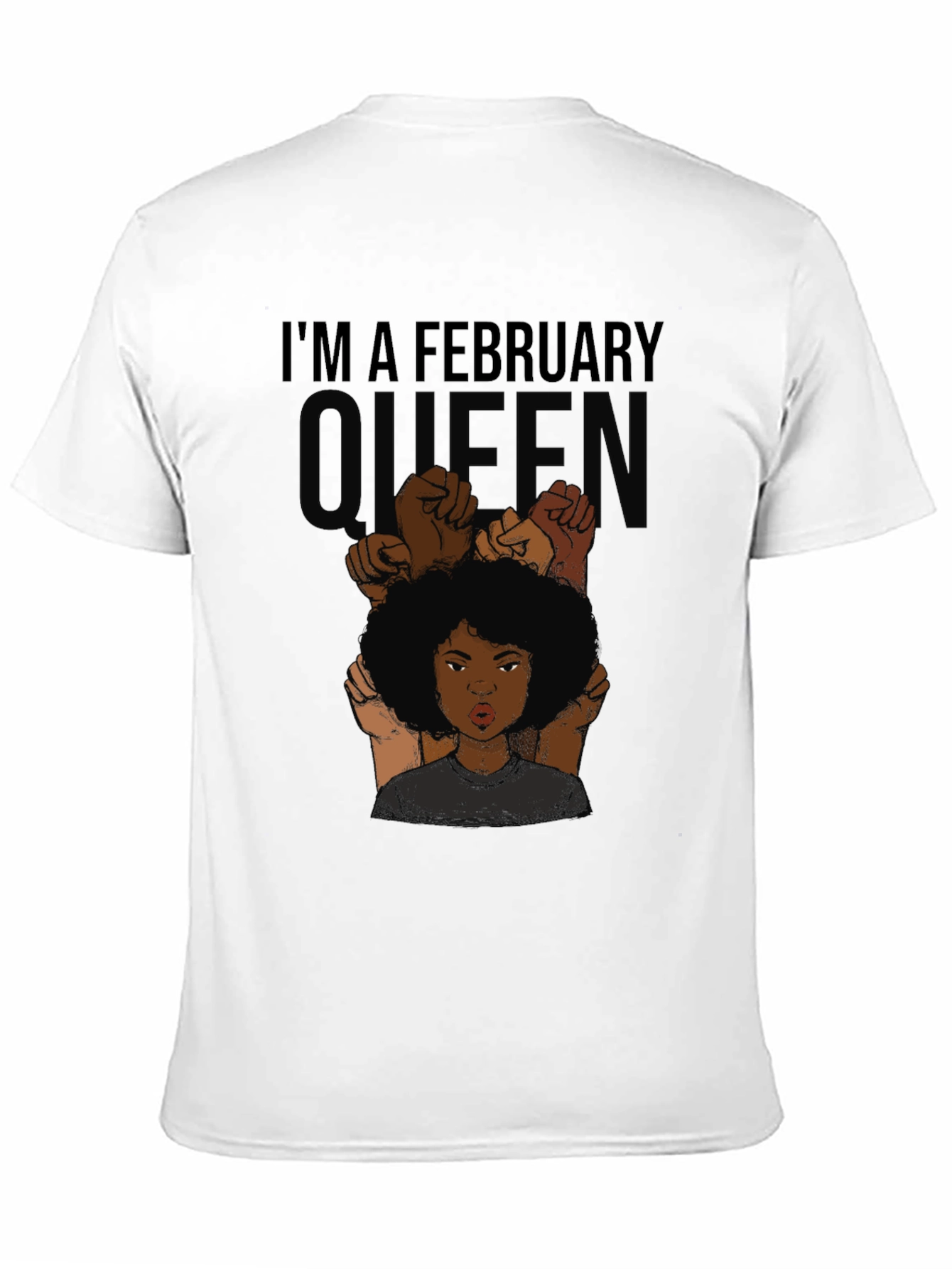 February Queen Graphic Tee - Black