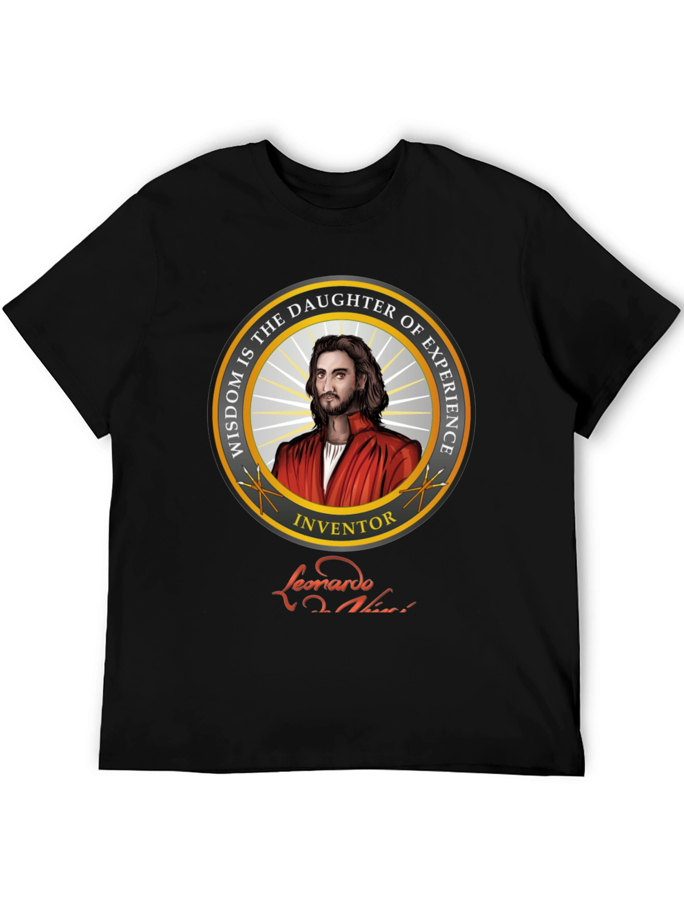 Leonardo Da Vinci T-Shirt - Wisdom and Experience