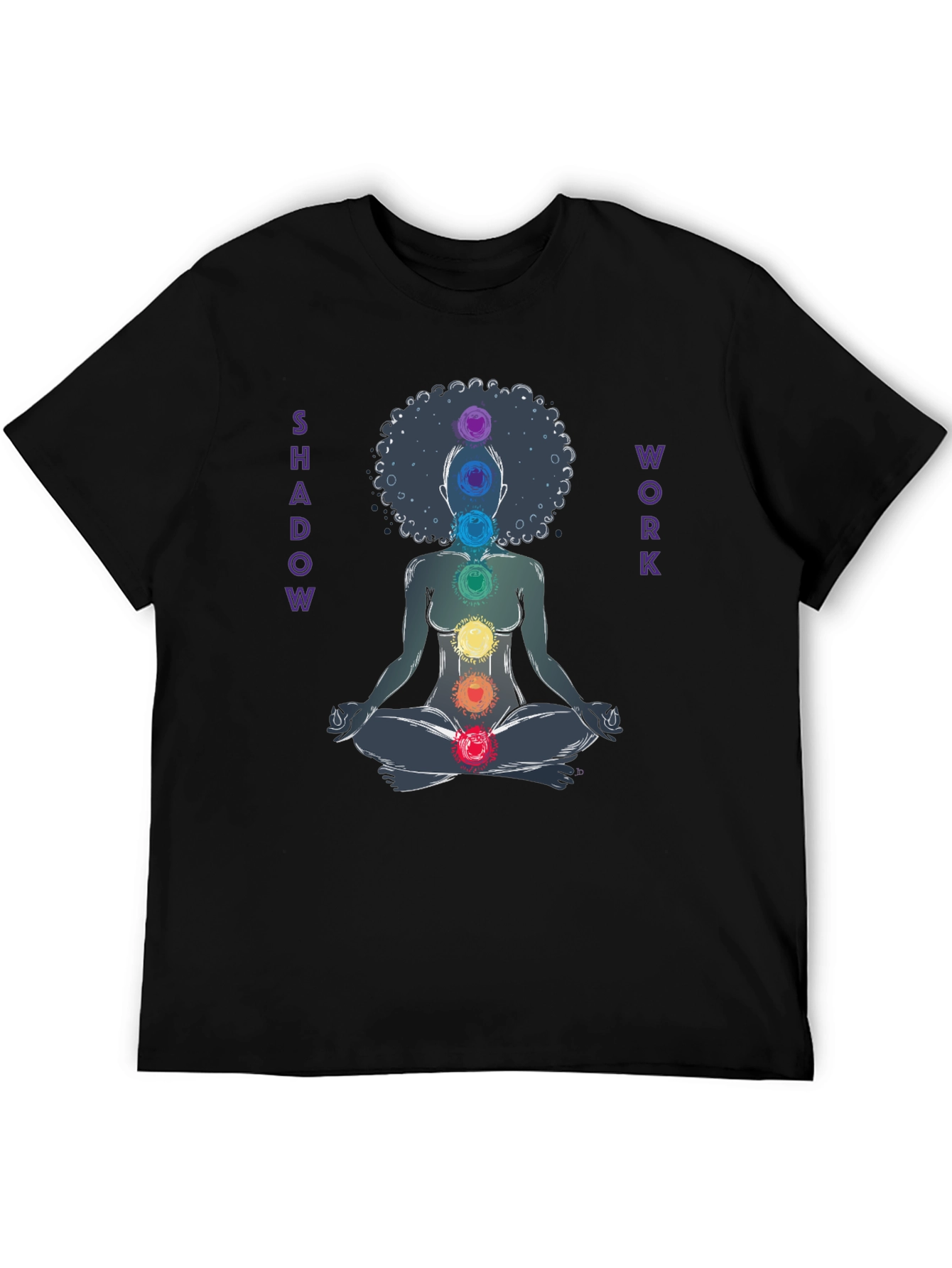Shadow Work Chakra Meditation Graphic T-Shirt