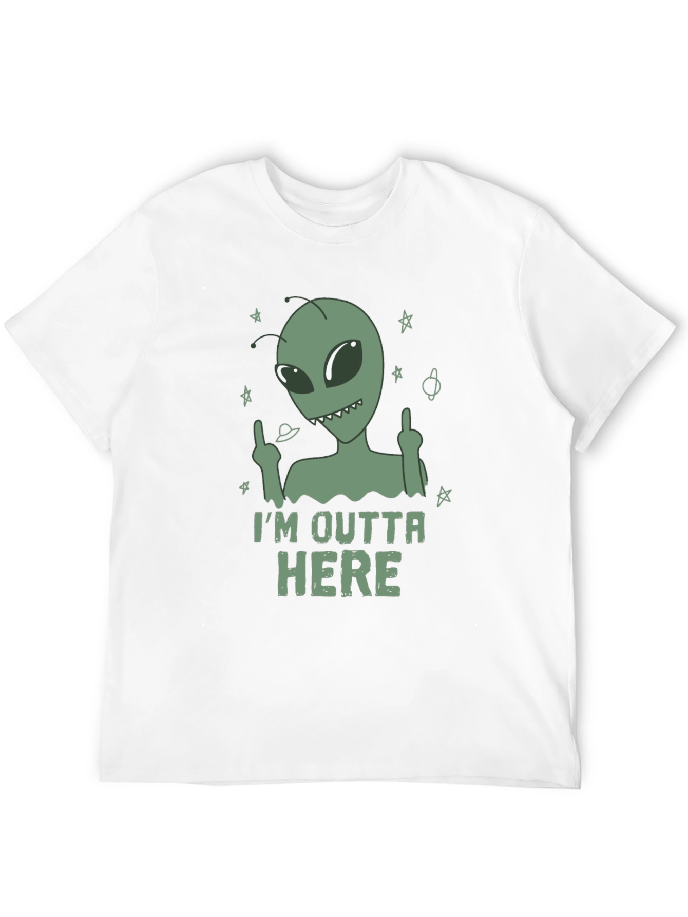 Im Outta Here Alien Graphic T-Shirt