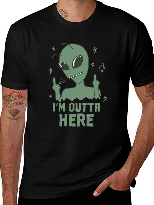 Im Outta Here Alien Graphic T-Shirt