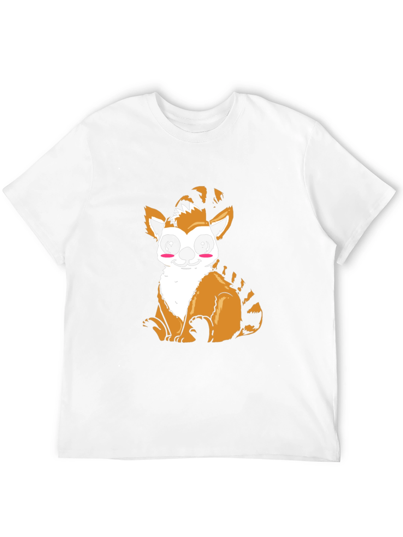 Cute Lemur Graphic Black T-Shirt
