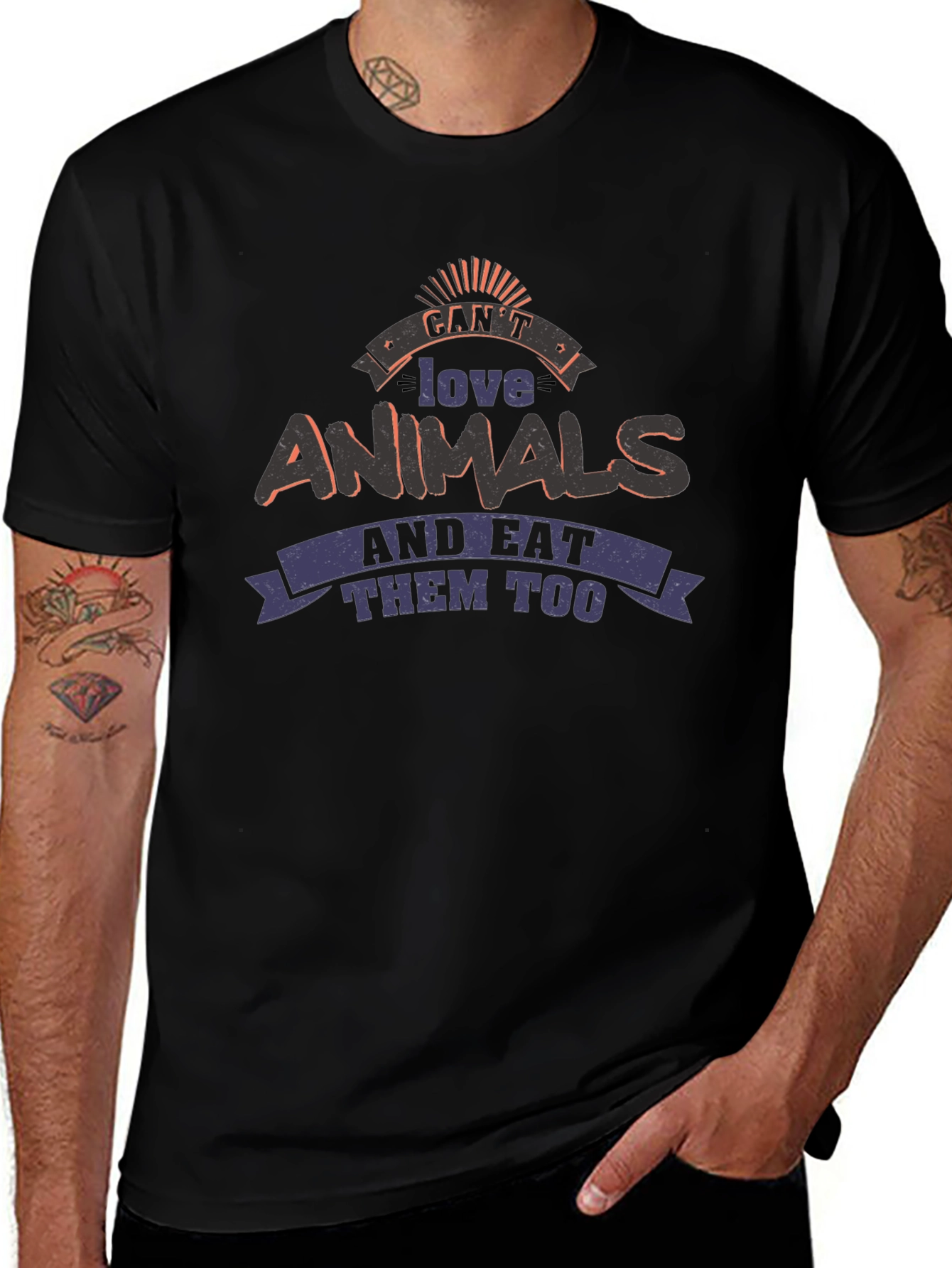 Funny Animals Graphic T-Shirt
