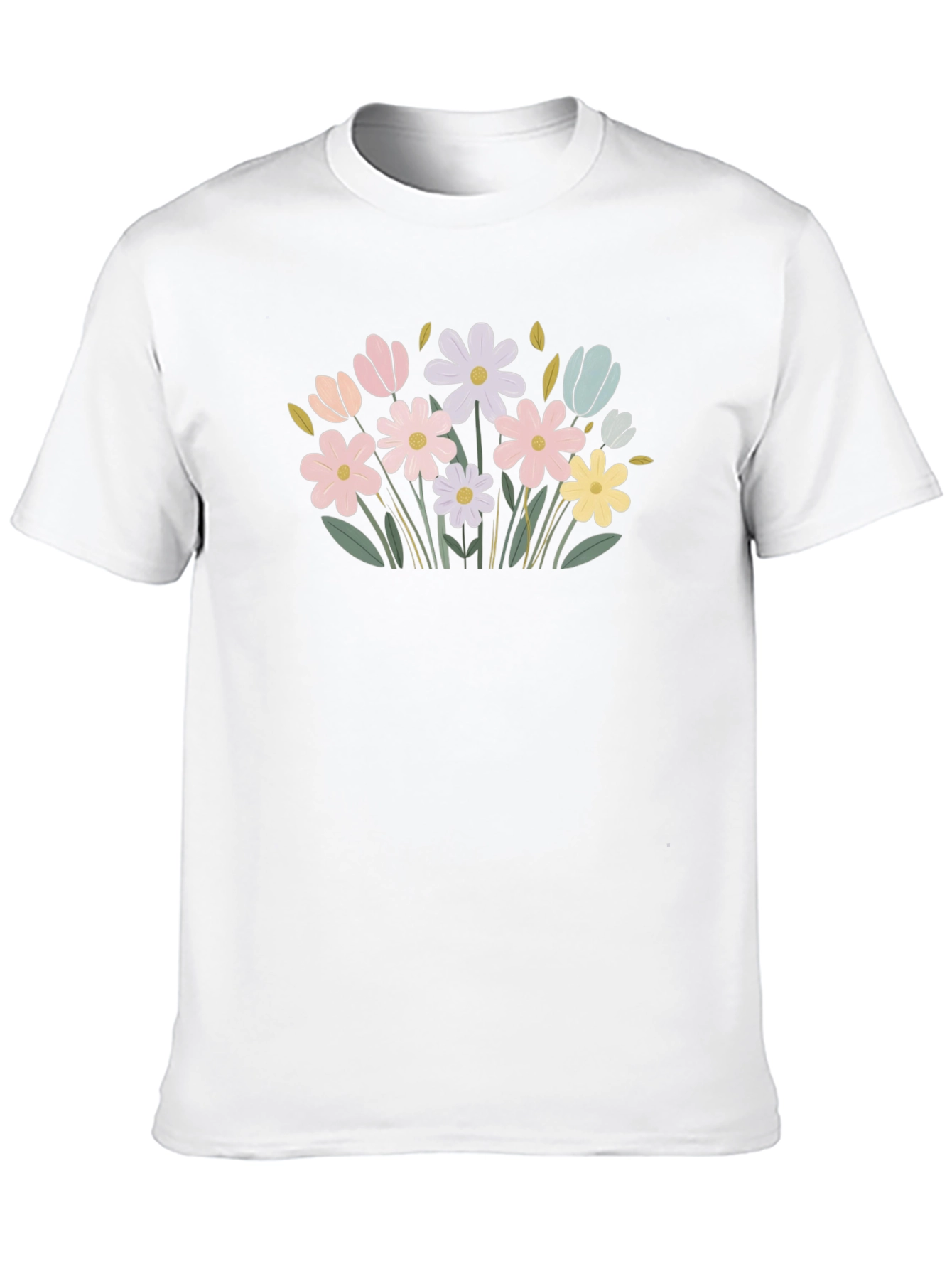 Floral Graphic T-Shirt - Casual Comfort