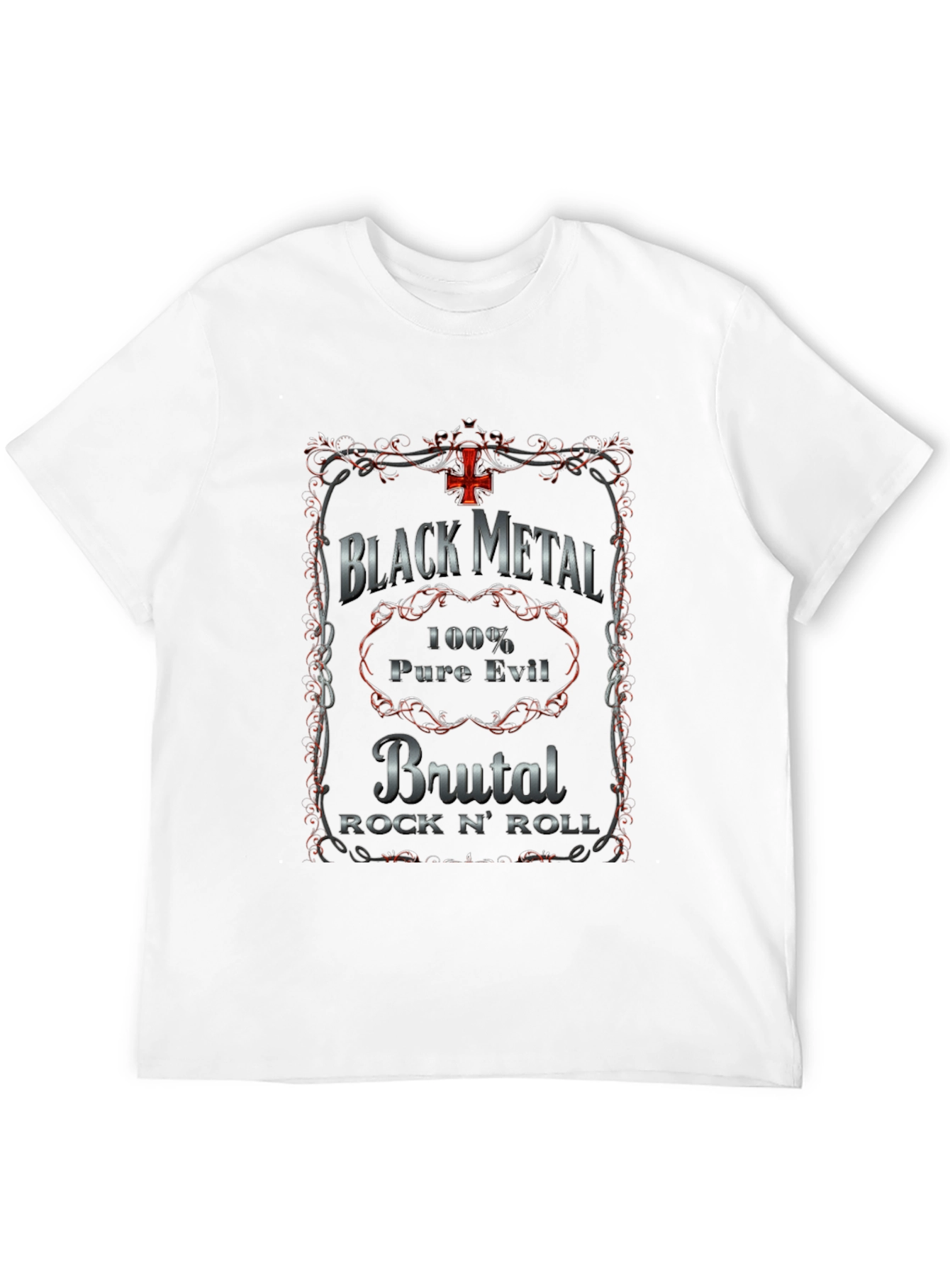 Black Metal Brutal Rock N Roll T-Shirt
