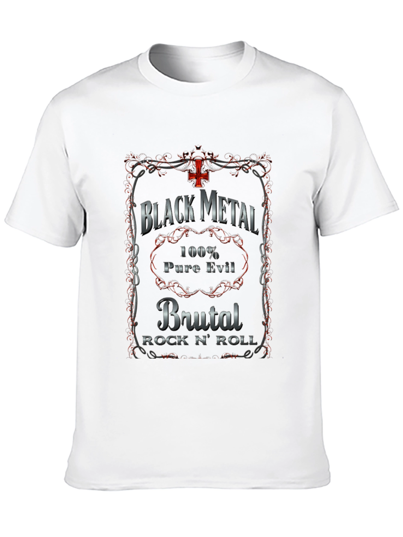 Black Metal Brutal Rock N Roll T-Shirt
