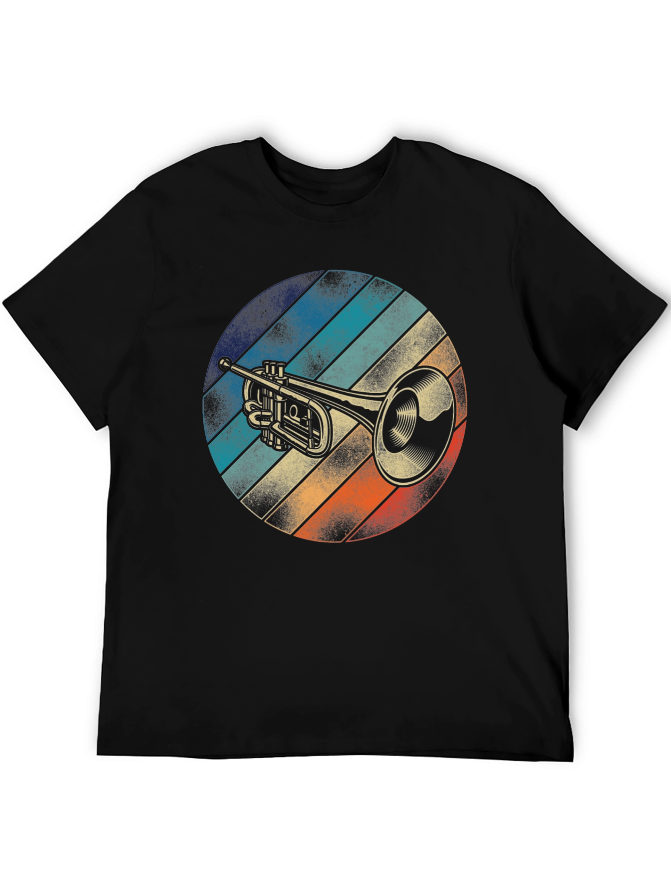 Retro Trumpet T-Shirt - Cool Musical Instrument Tee