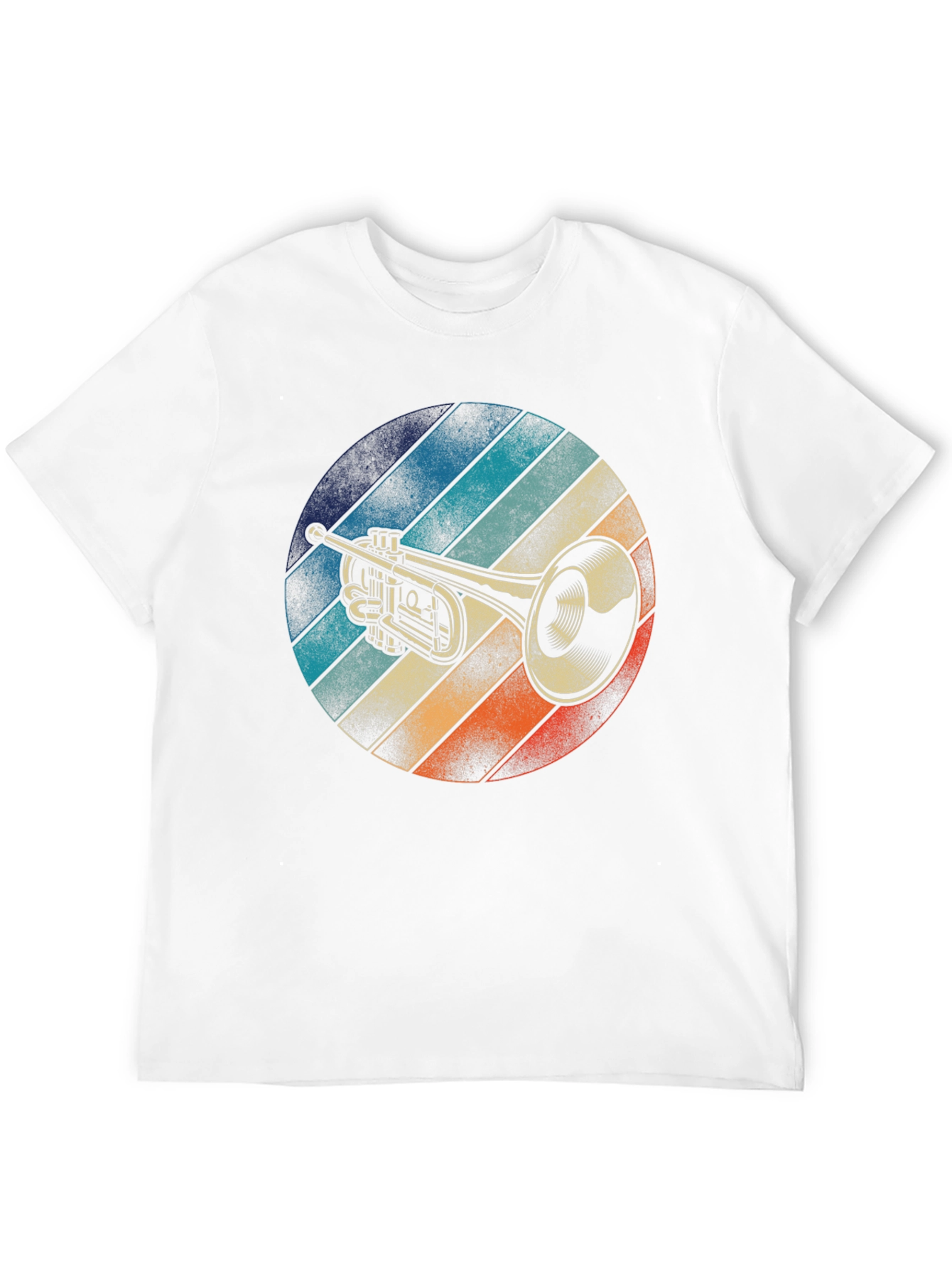 Retro Trumpet T-Shirt - Cool Musical Instrument Tee