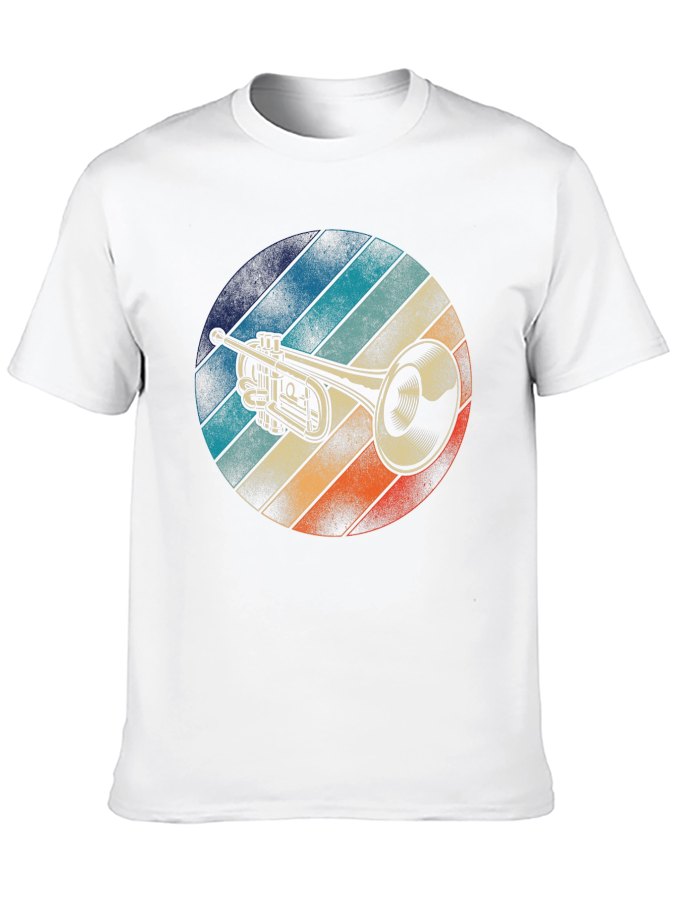 Retro Trumpet T-Shirt - Cool Musical Instrument Tee
