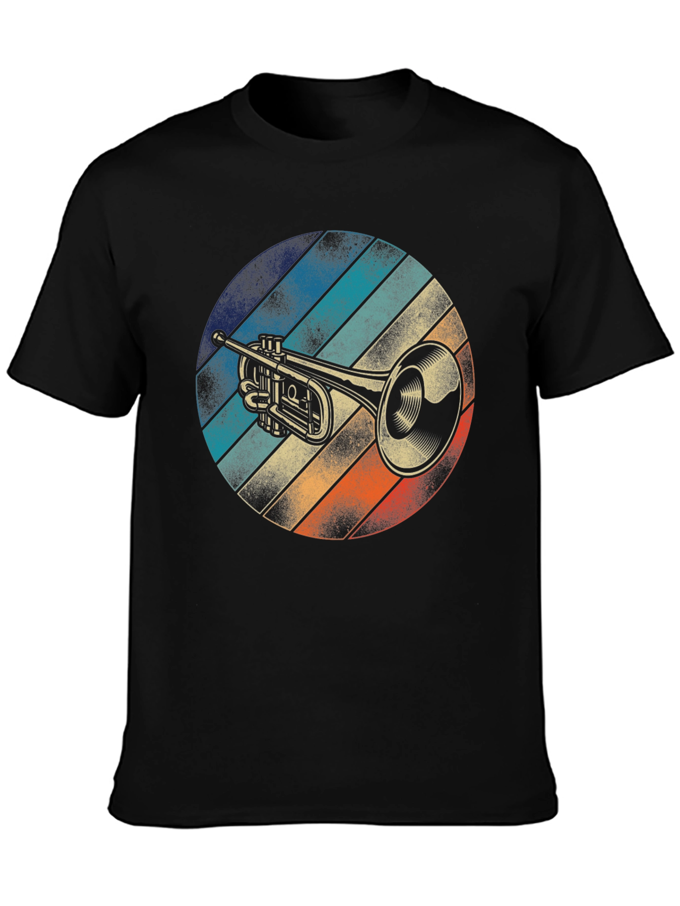 Retro Trumpet T-Shirt - Cool Musical Instrument Tee