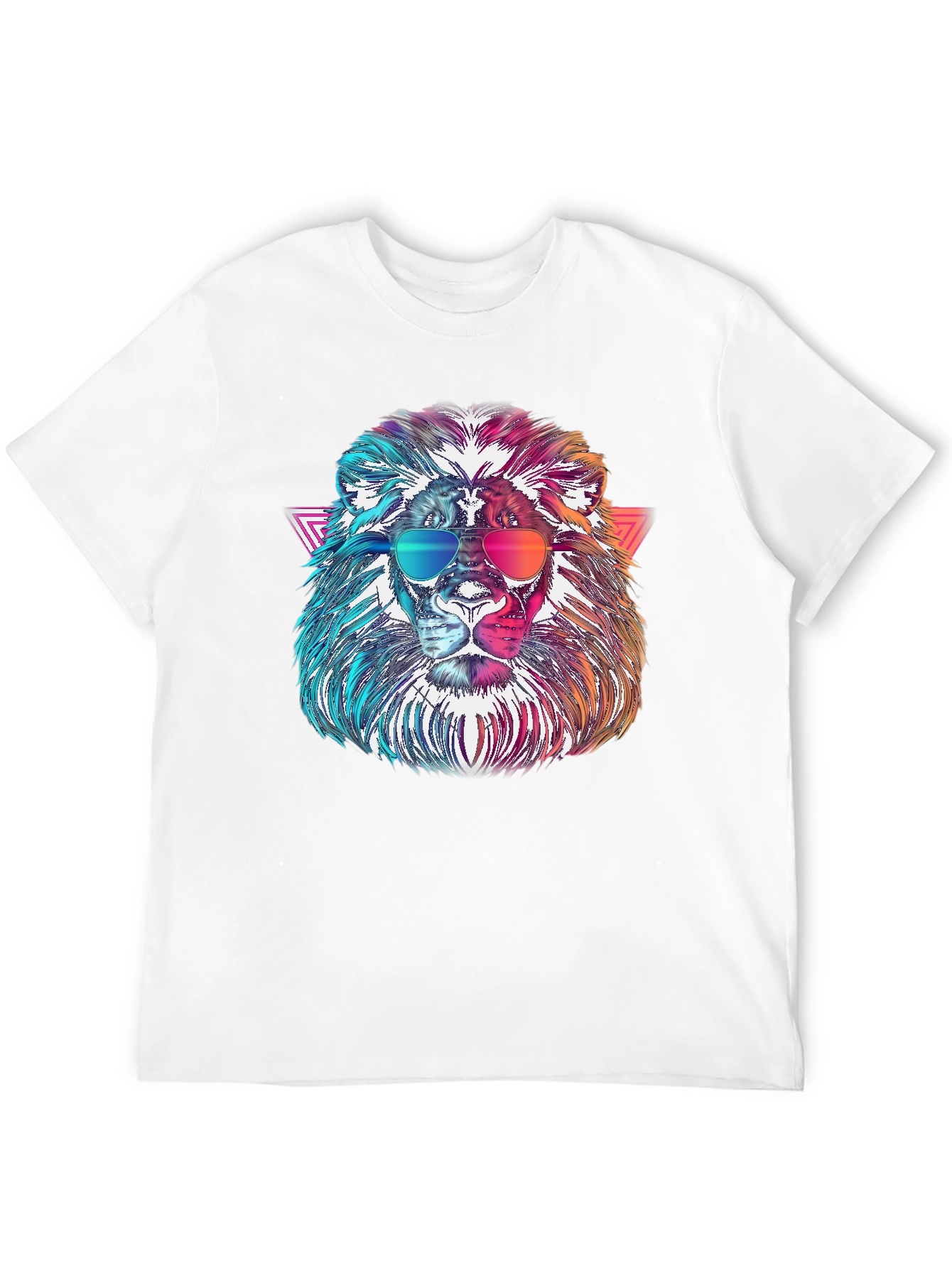 Cool Lion Graphic Tee - Black T-Shirt