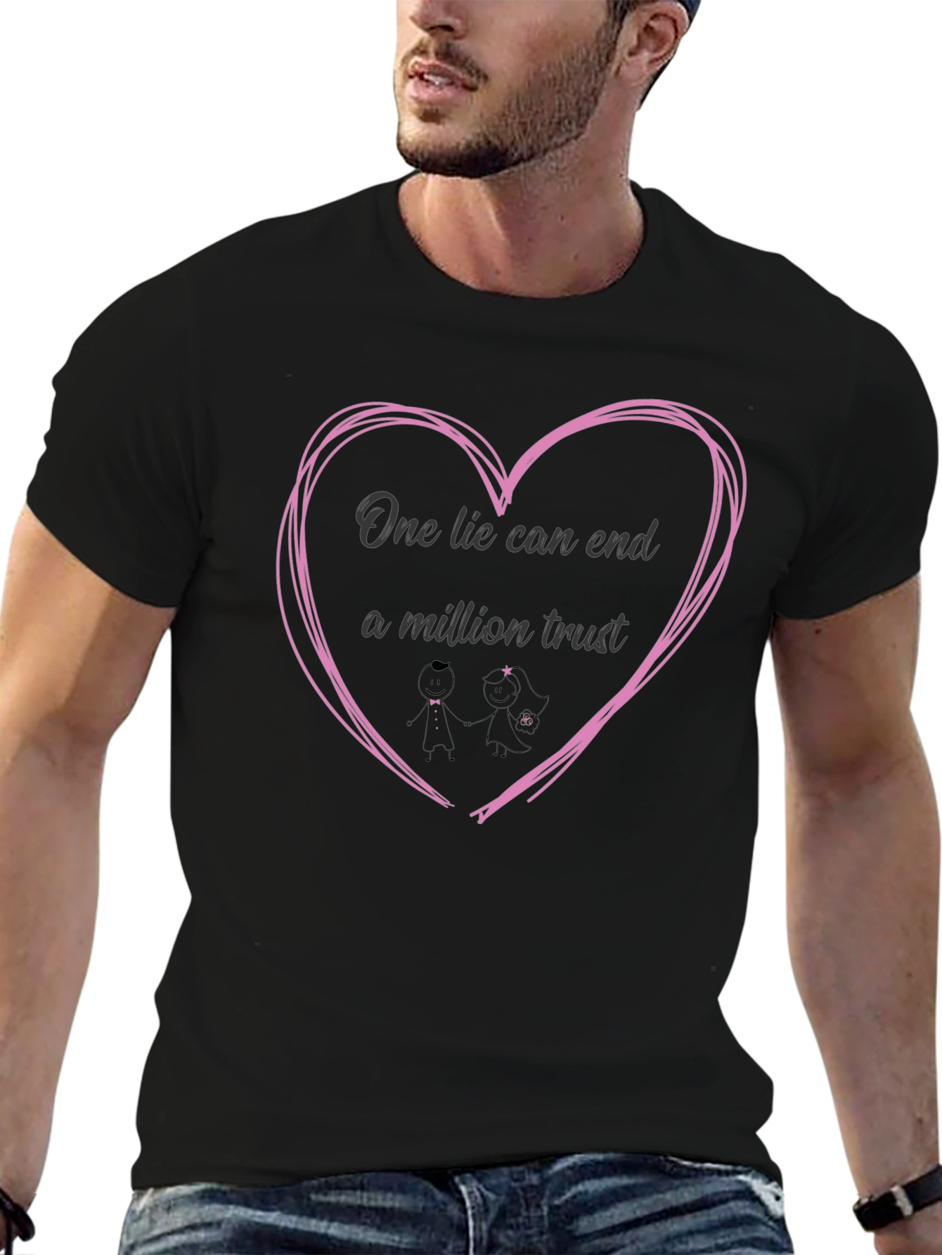 One Lie Can End A Million Trust Graphic Tee