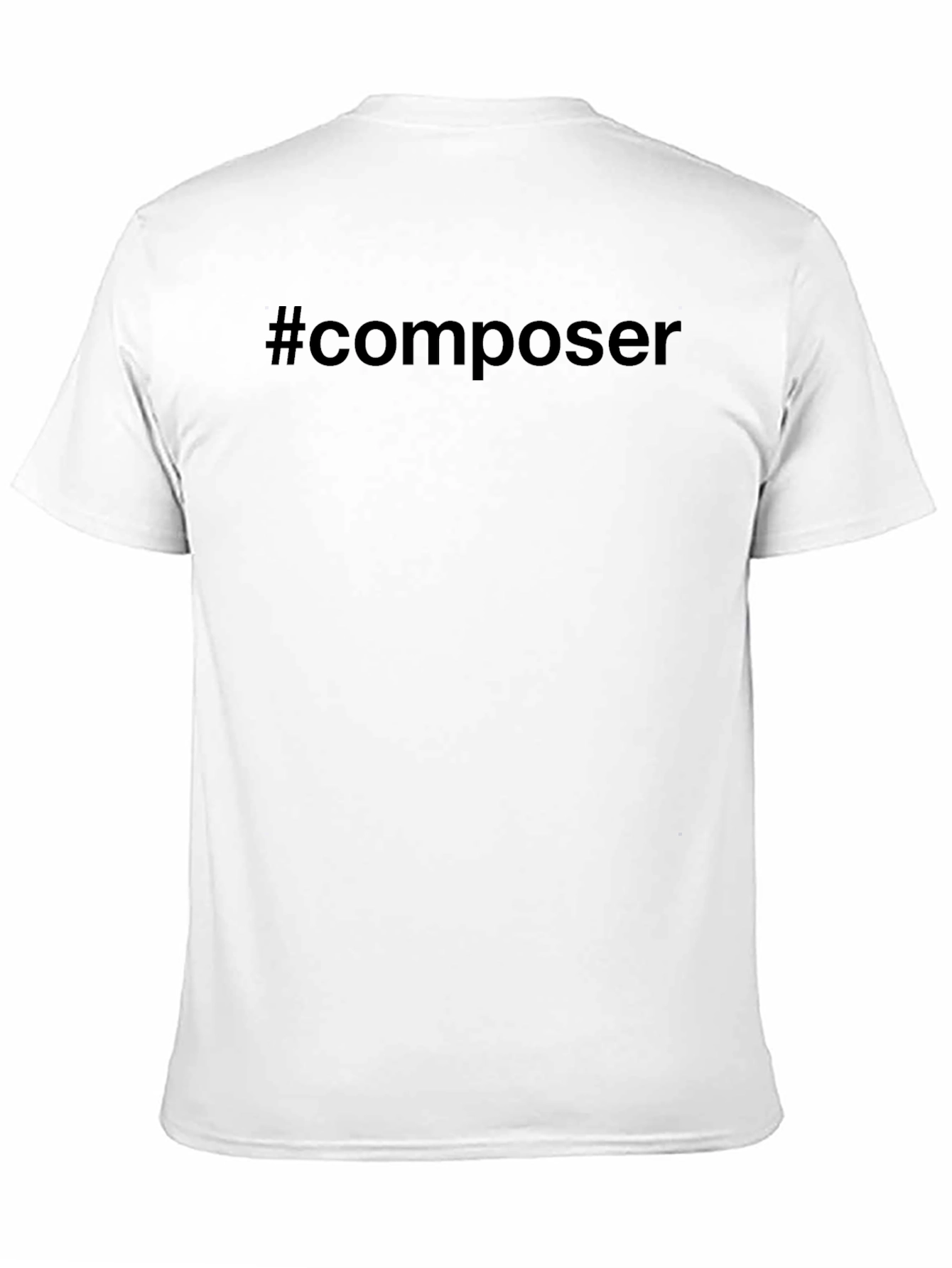 #composer T-Shirt - Classic Black Cotton Tee