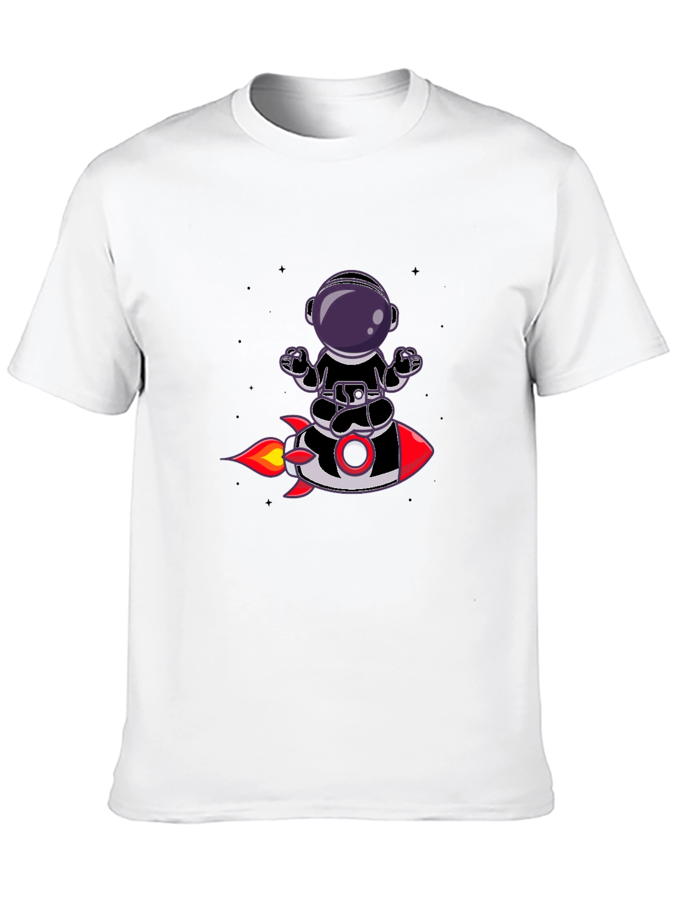 Astronaut Rocket Ride T-Shirt - Black