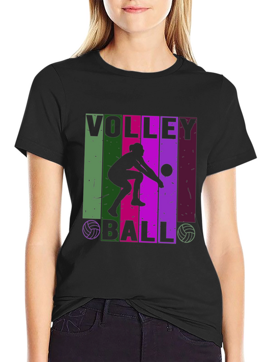 Volleyball Graphic Tee - Stylish Athletic Design