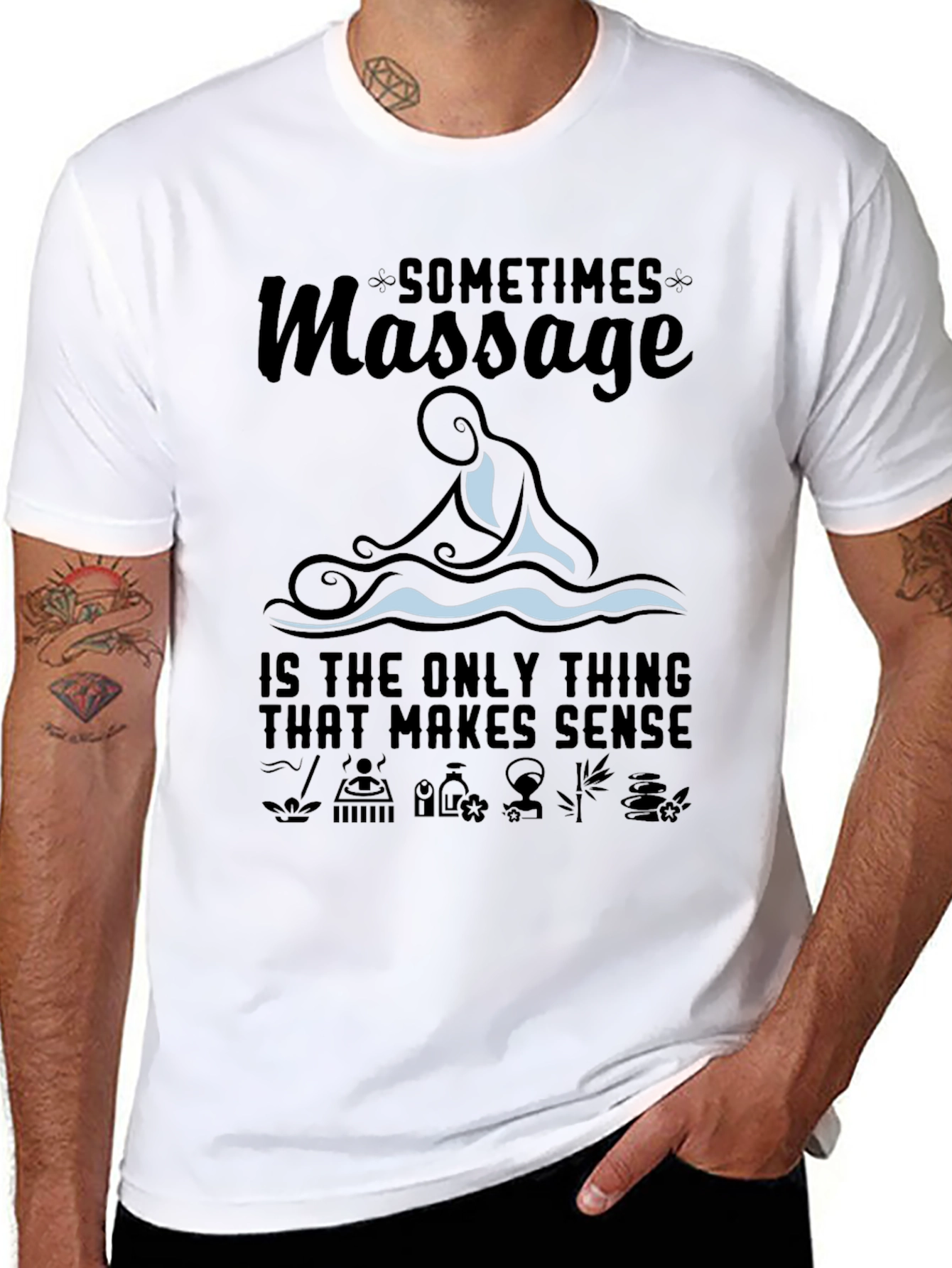 Massage Therapy T-Shirt: Relaxing Spa Gift
