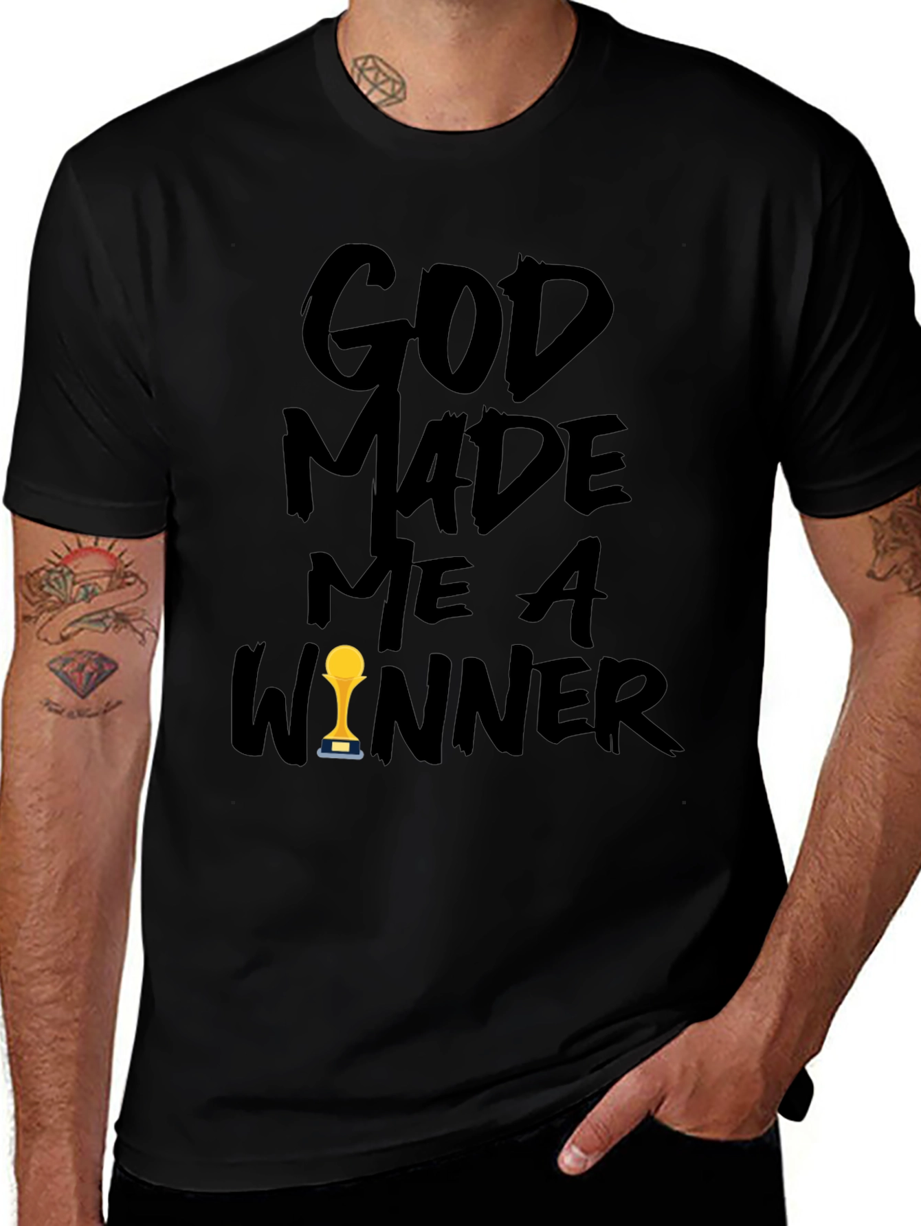 God Made Me A Winner Graphic Tee
