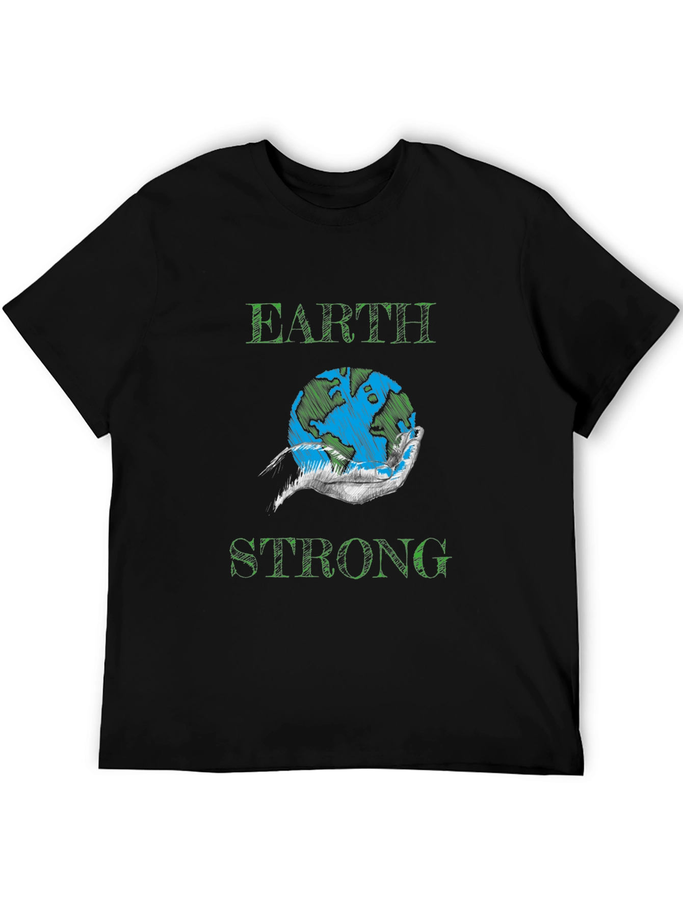 Earth Strong Graphic Tee - Eco-Friendly Design