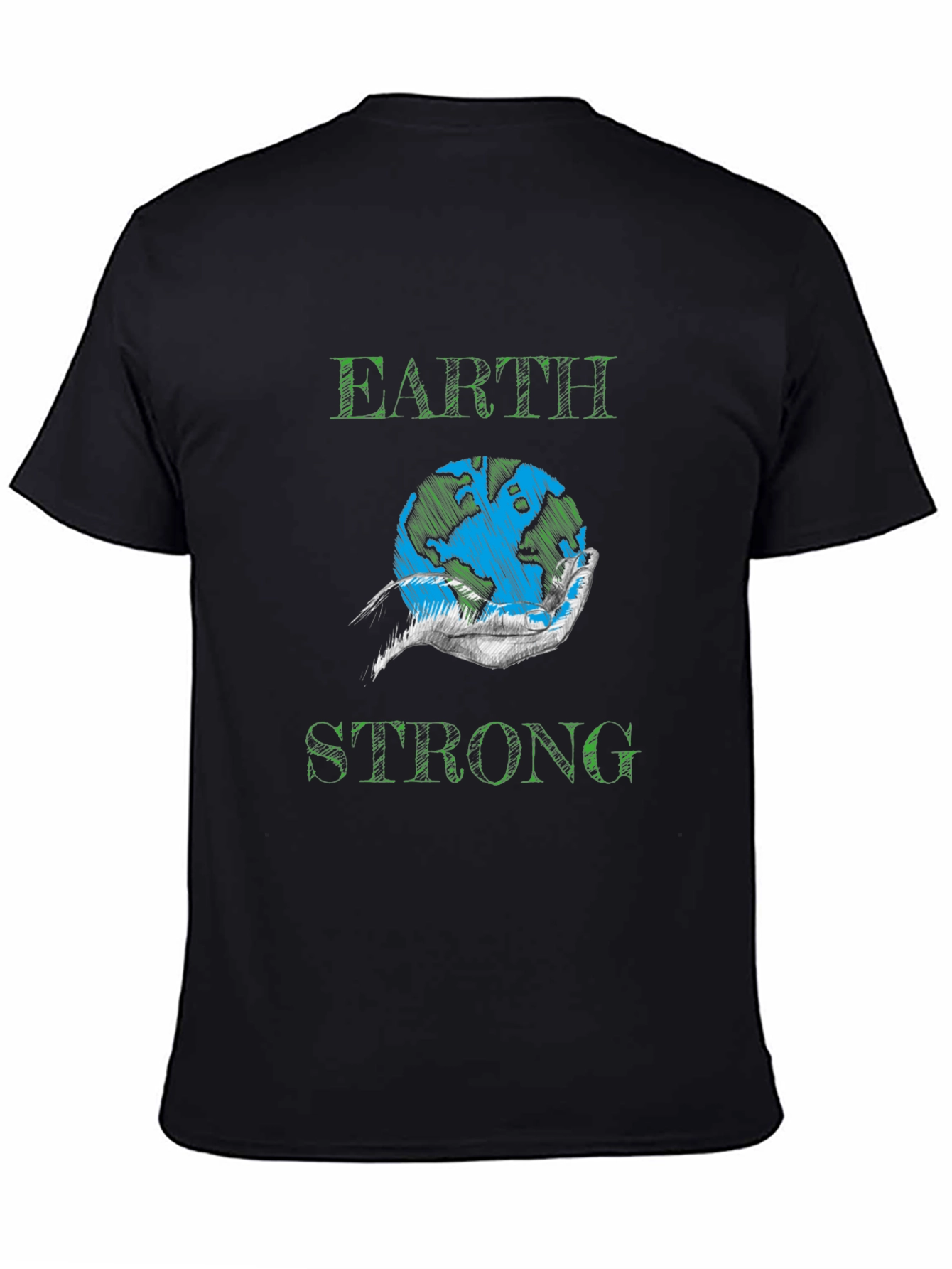 Earth Strong Graphic Tee - Eco-Friendly Design