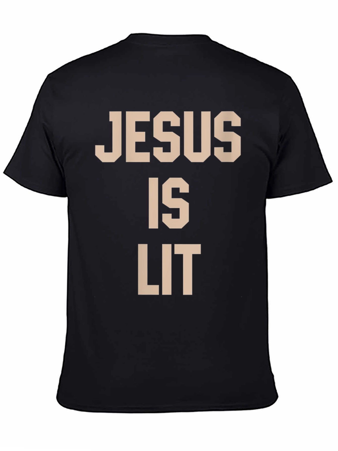 Jesus is Lit Funny Graphic T-Shirt