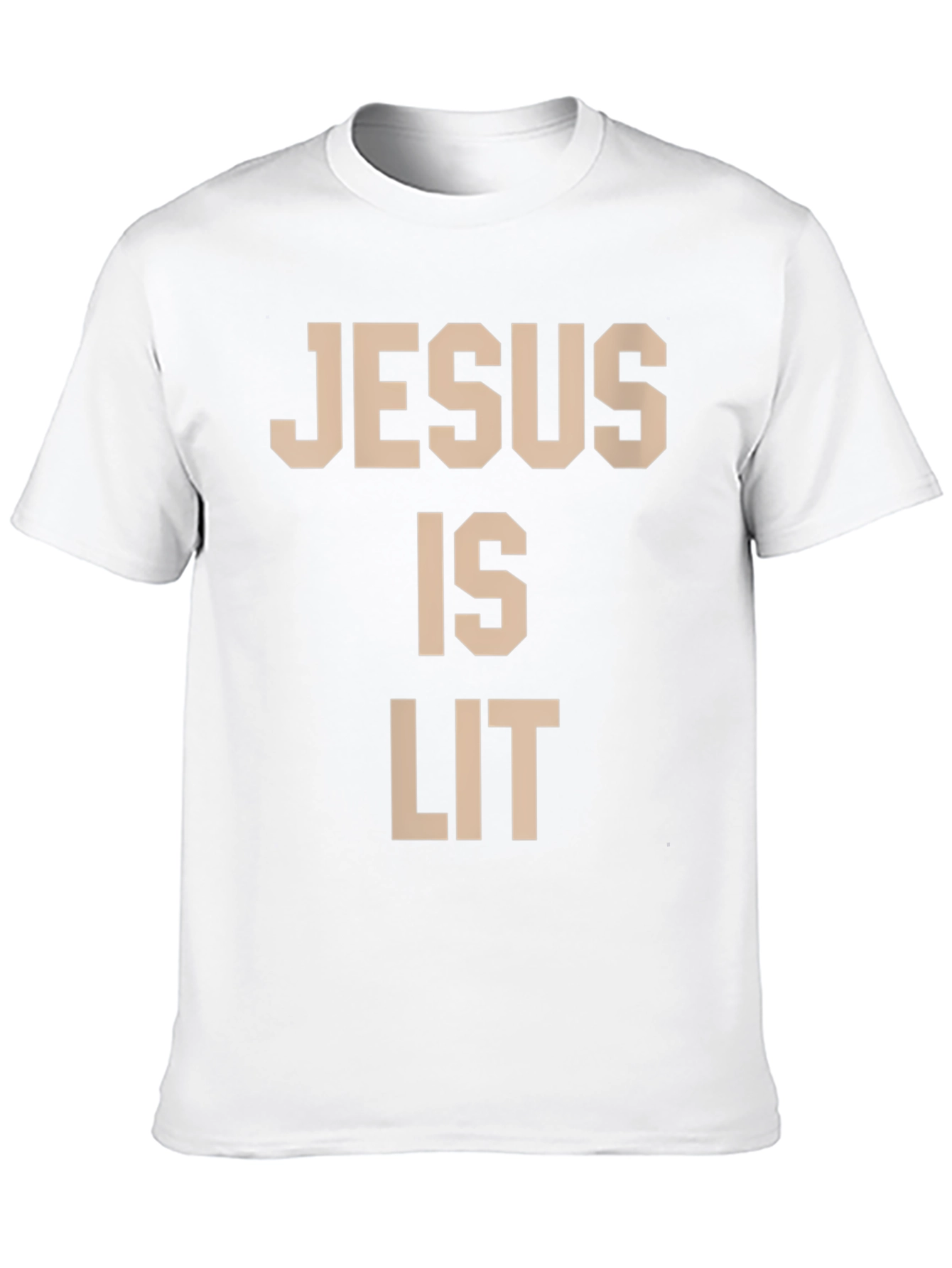 Jesus is Lit Funny Graphic T-Shirt