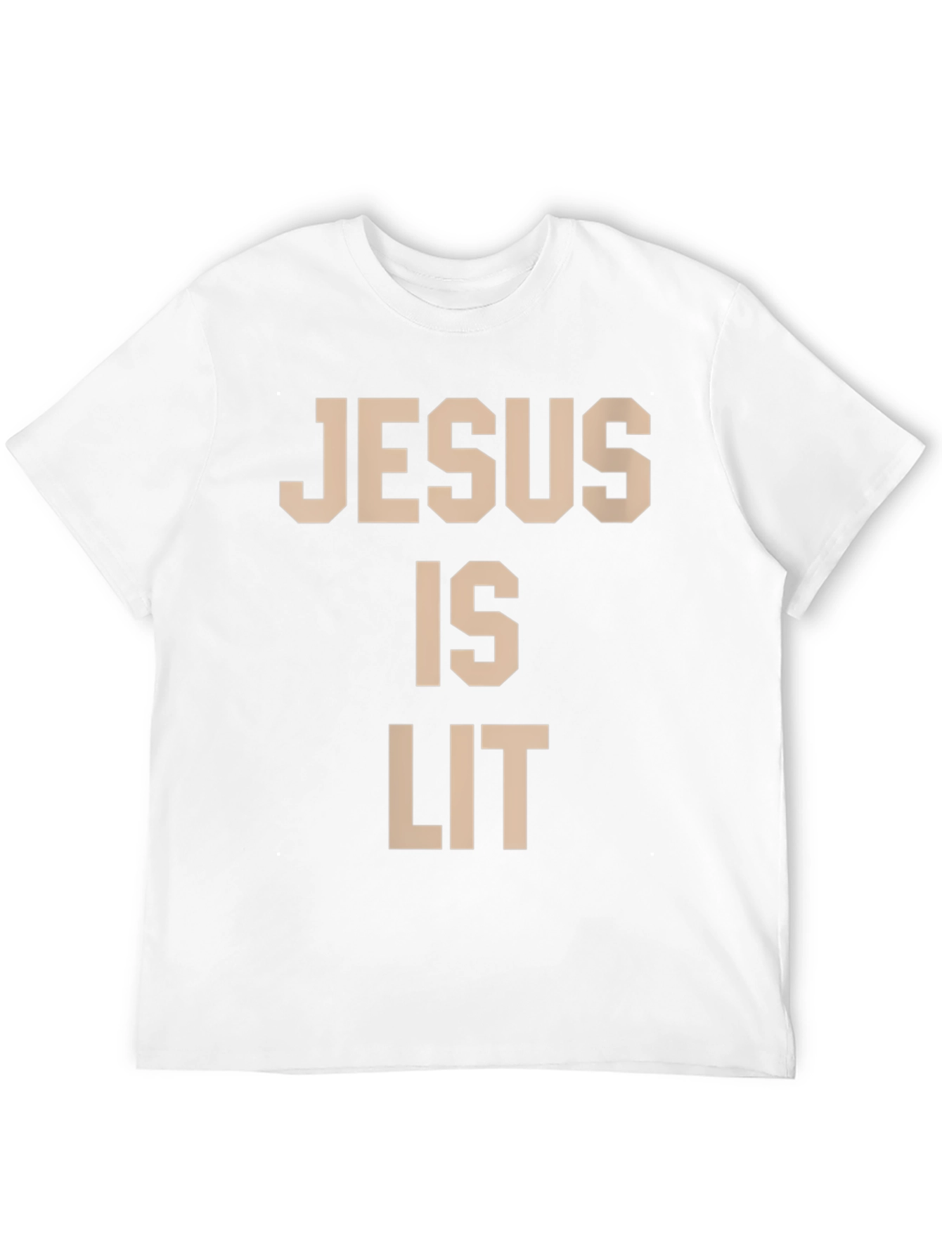 Jesus is Lit Funny Graphic T-Shirt