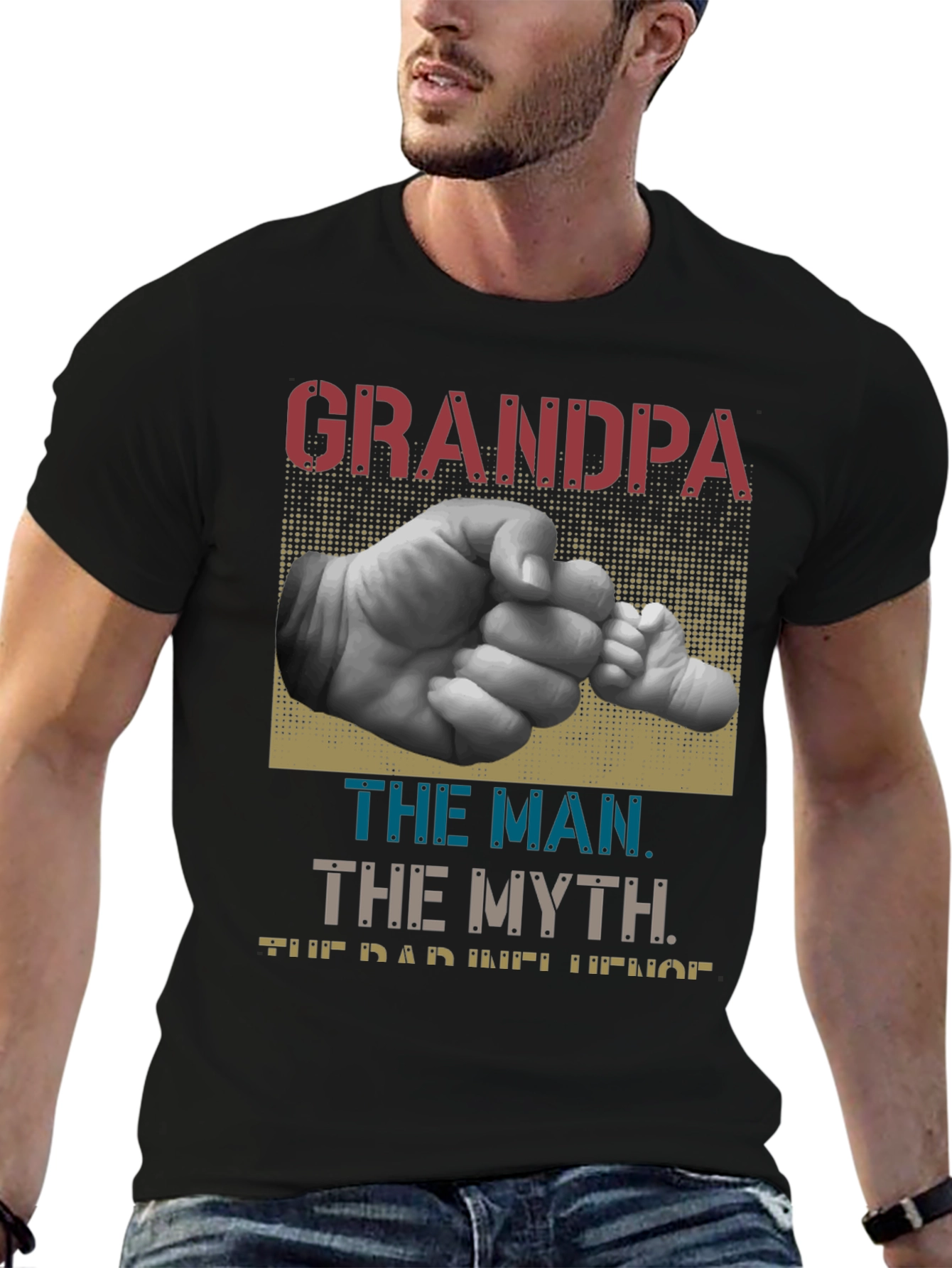 Grandpa The Man The Myth The Dad Legend T-Shirt