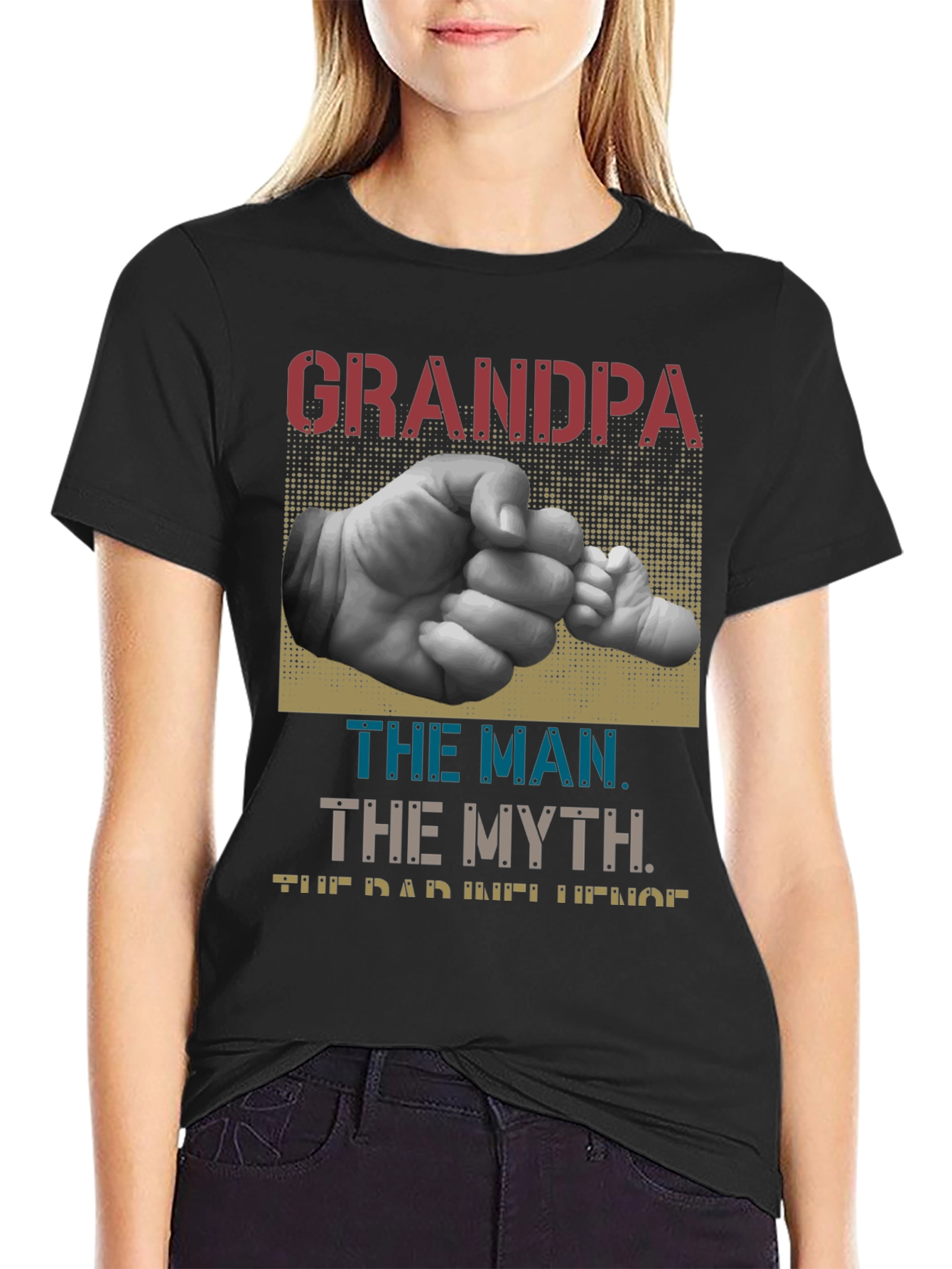 Grandpa The Man The Myth The Dad Legend T-Shirt