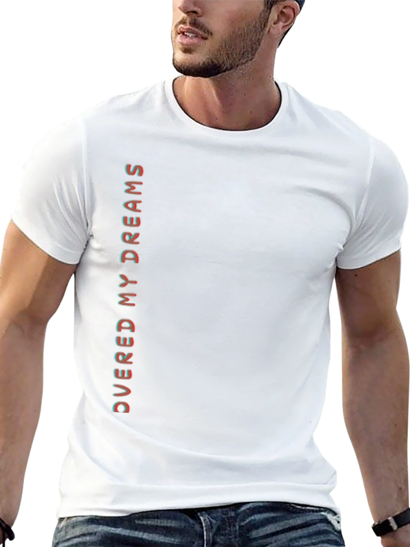 Dream-Themed Black Graphic Tee
