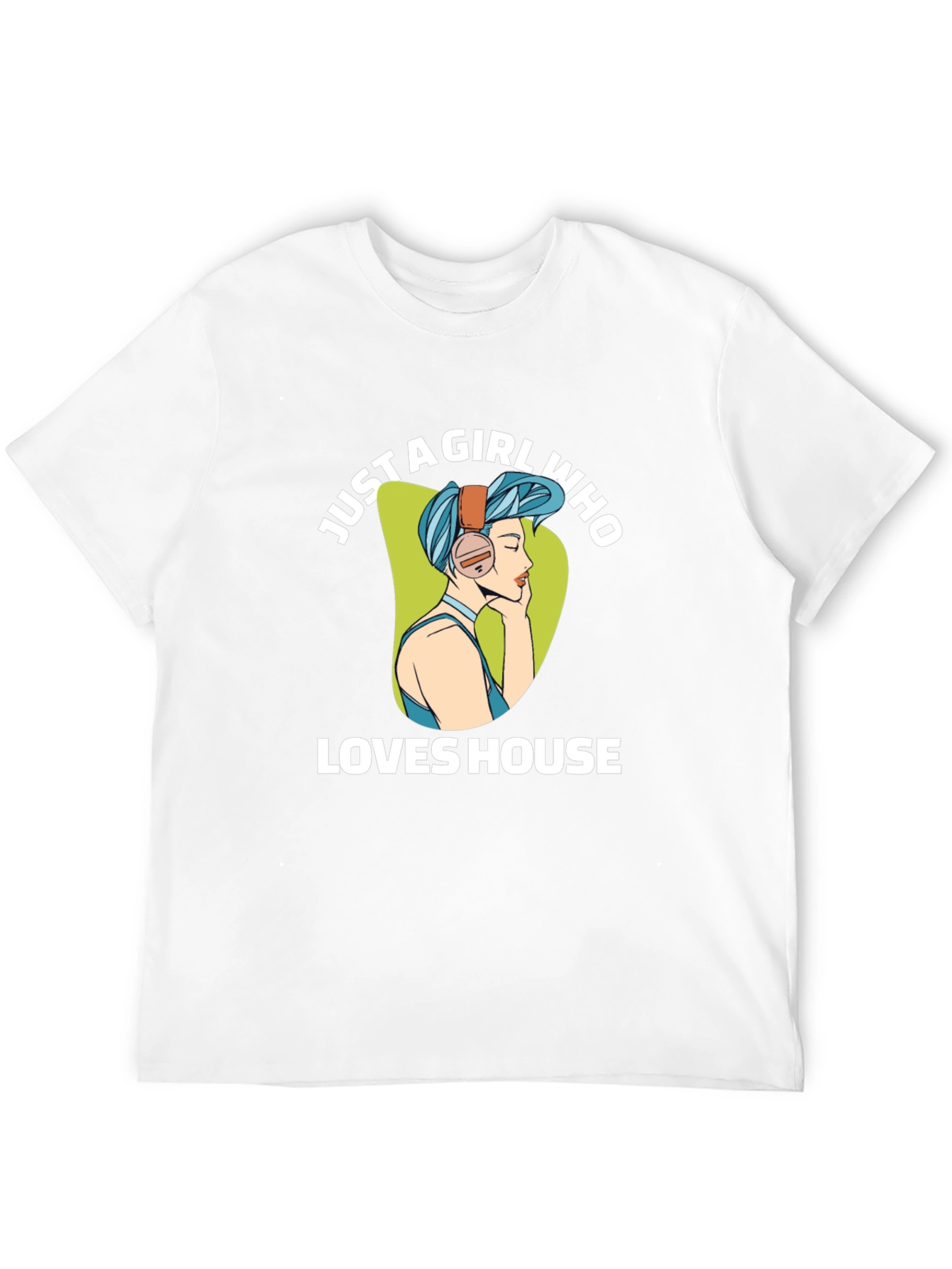 Just A Girl Who Loves House Music Graphic T-Shirt