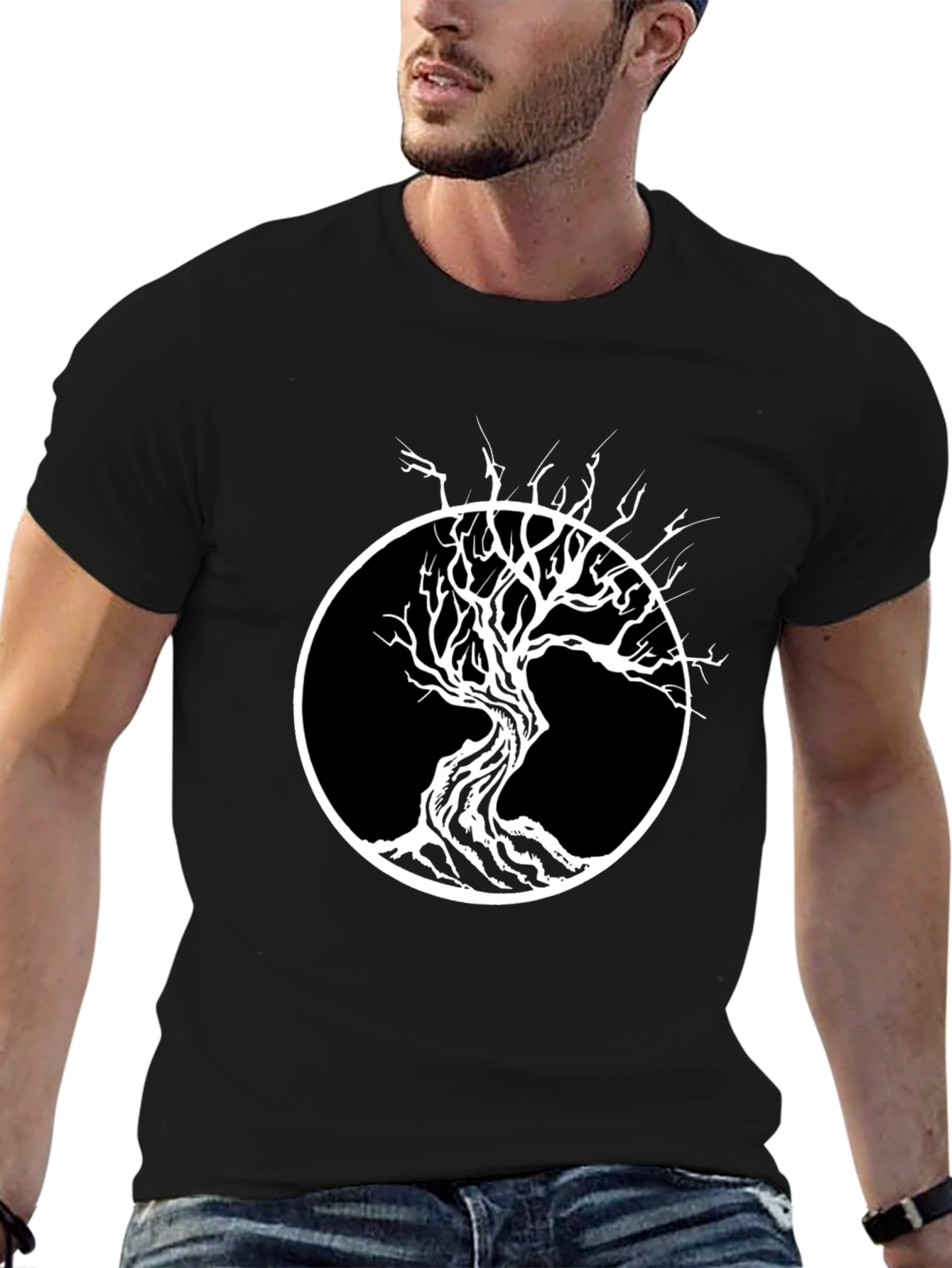 Tree of Life Graphic Black T-Shirt