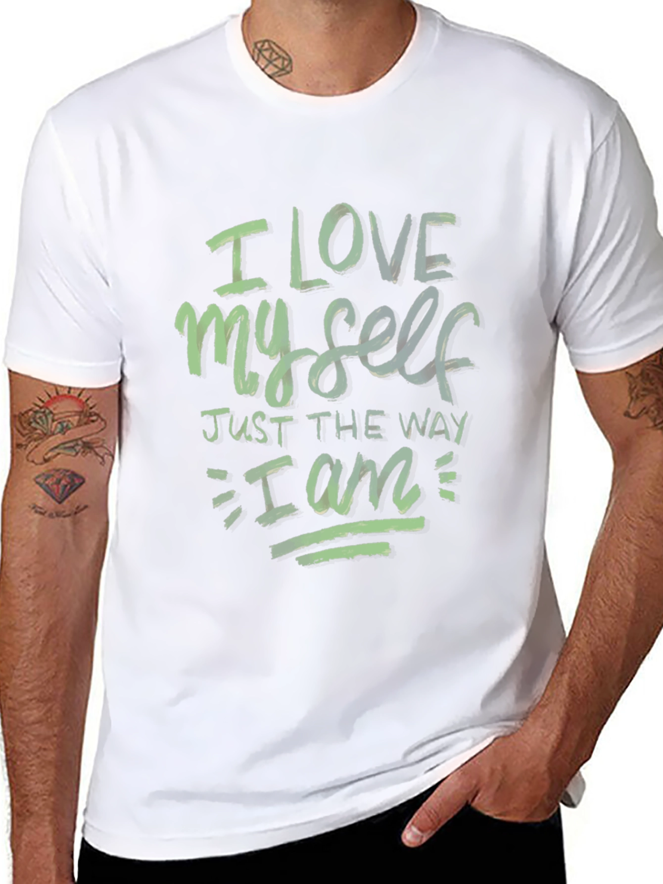 I Love Myself Just the Way I Am T-Shirt