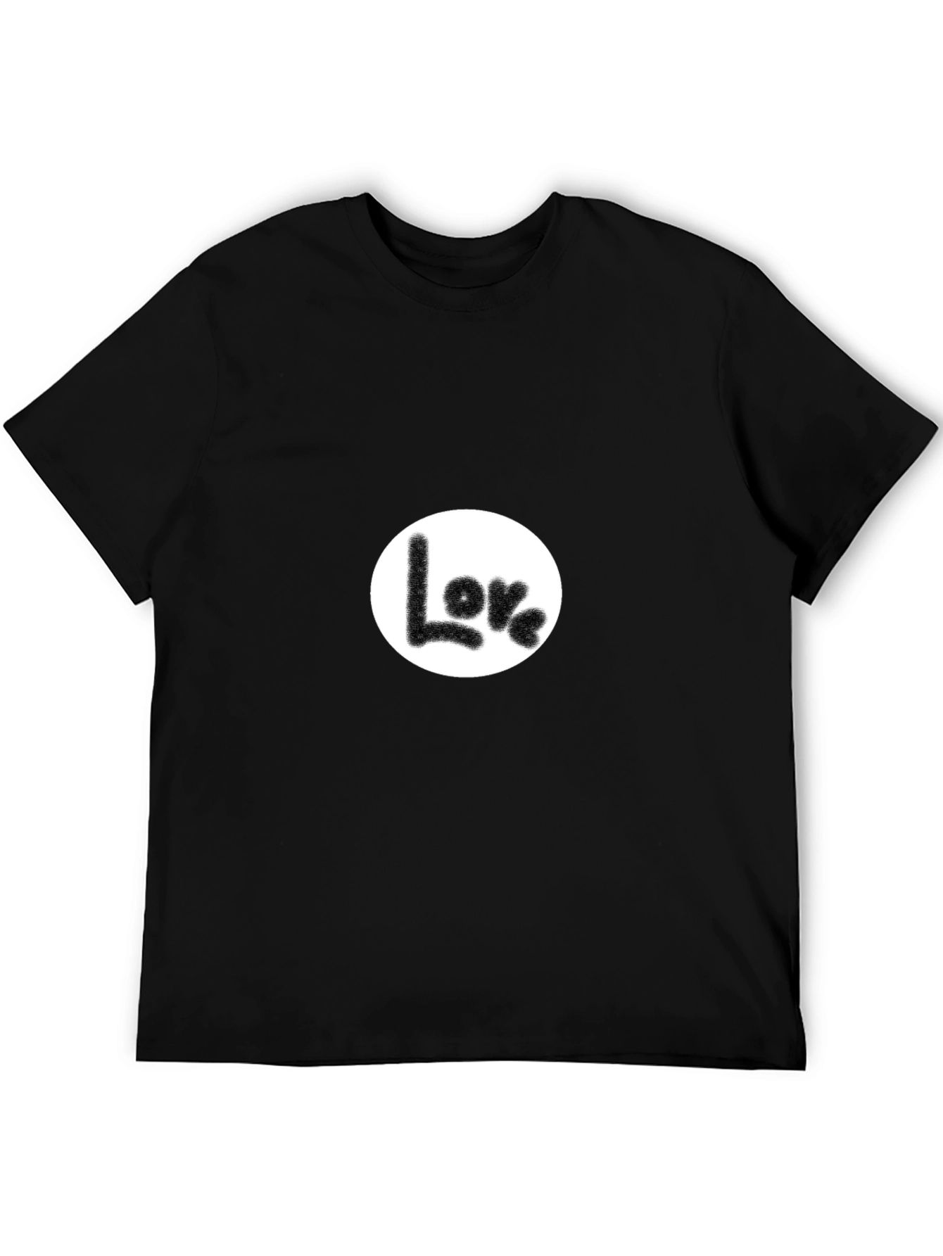 Love Graphic Black T-Shirt - Casual Comfort