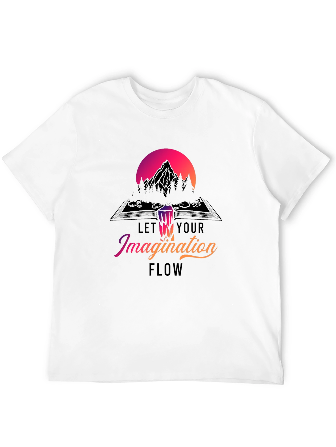 Imagination Flow T-Shirt - Mountain Design