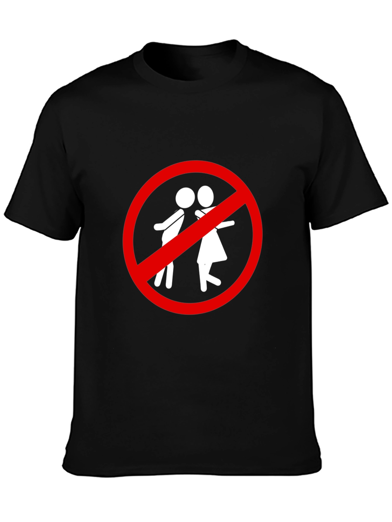Forbidden Love Tee - Novelty Graphic T-Shirt