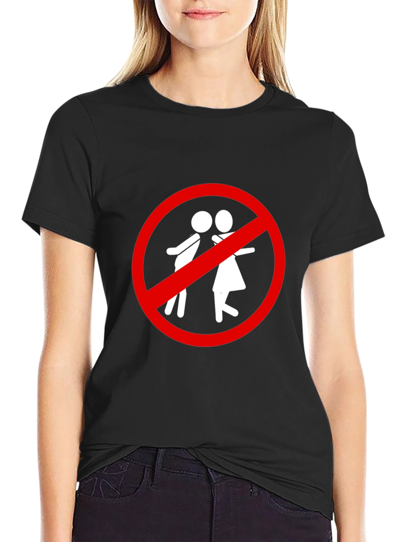 Forbidden Love Tee - Novelty Graphic T-Shirt